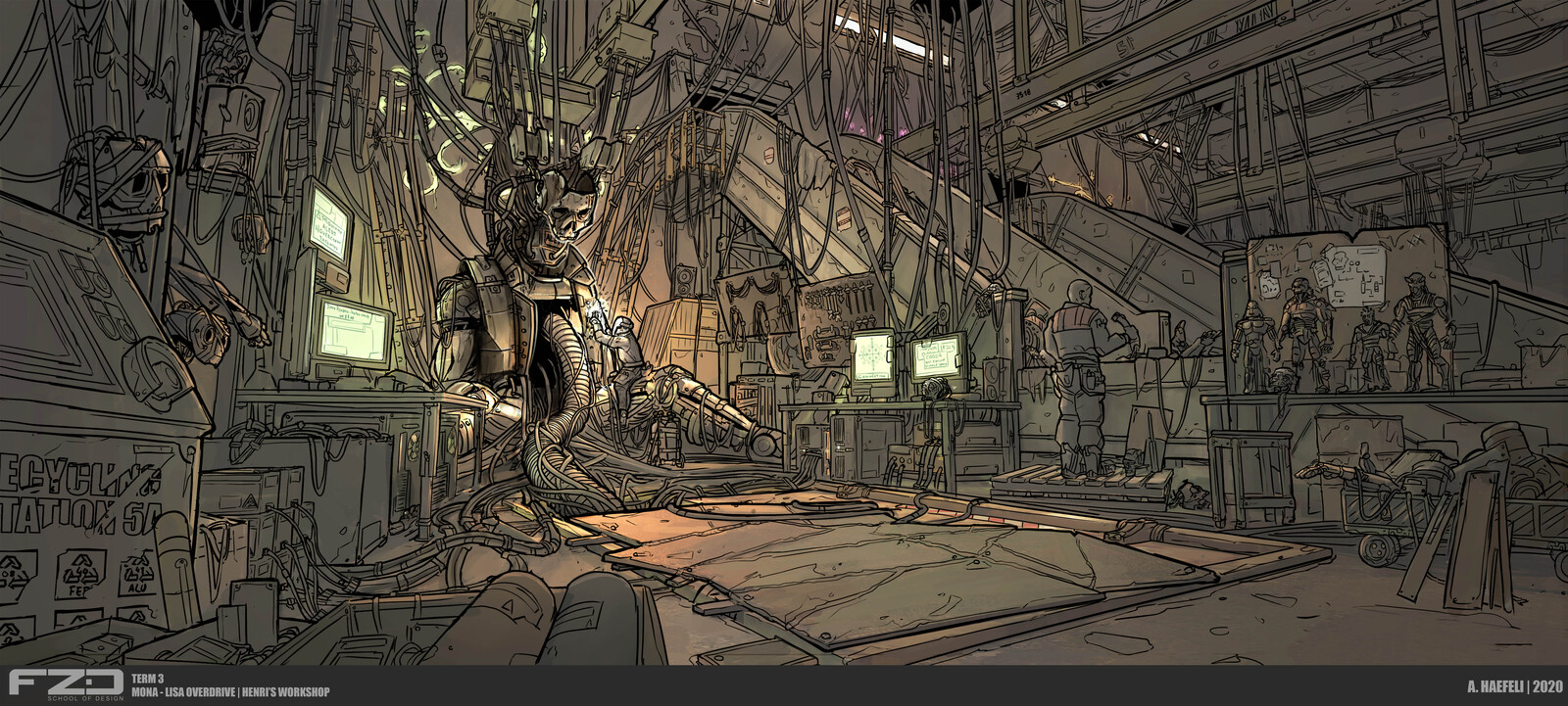 Henri's workshop