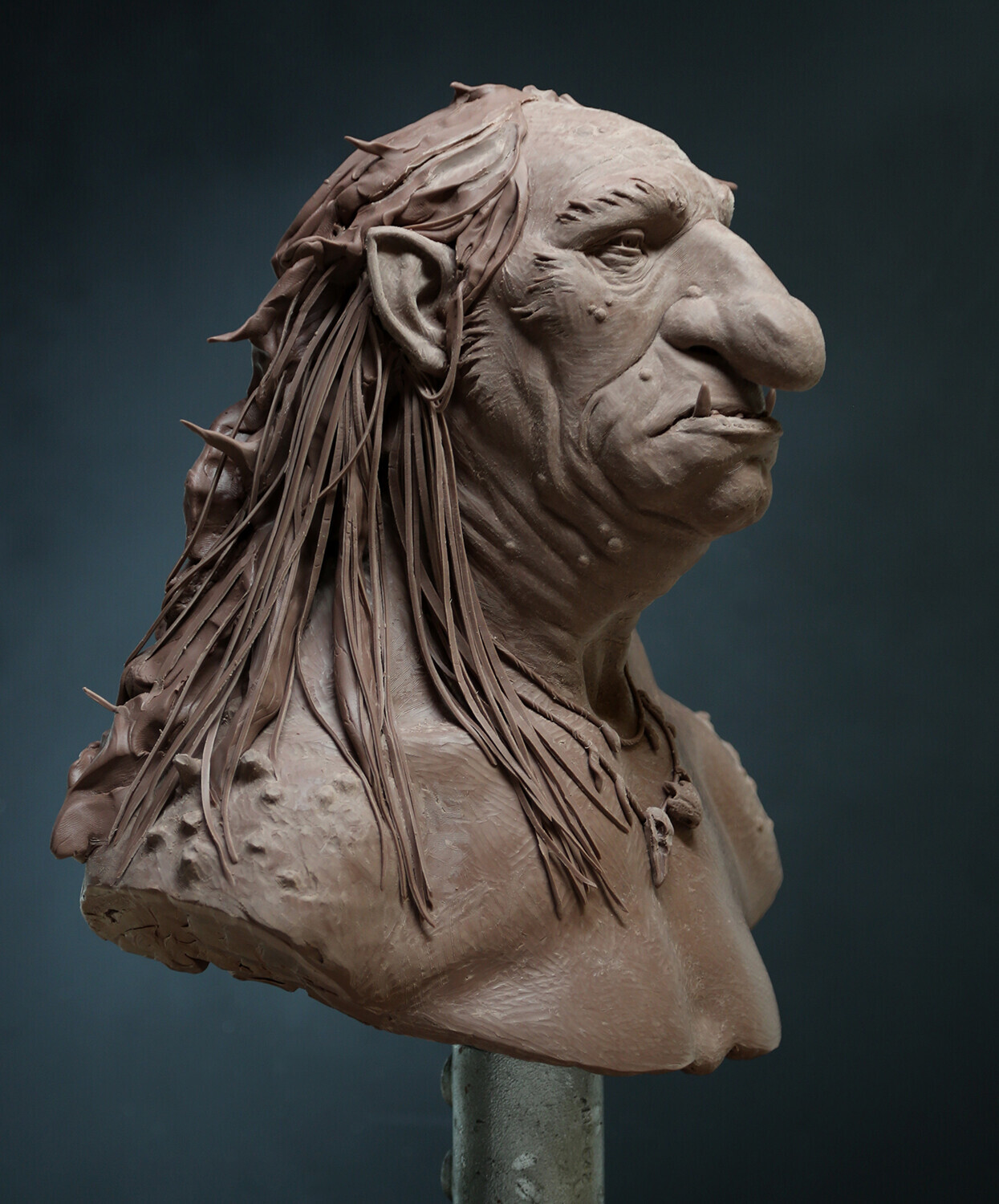 Artemis Fowl 2017, Troll Concept Bust (Original Concept by Rob Bliss)