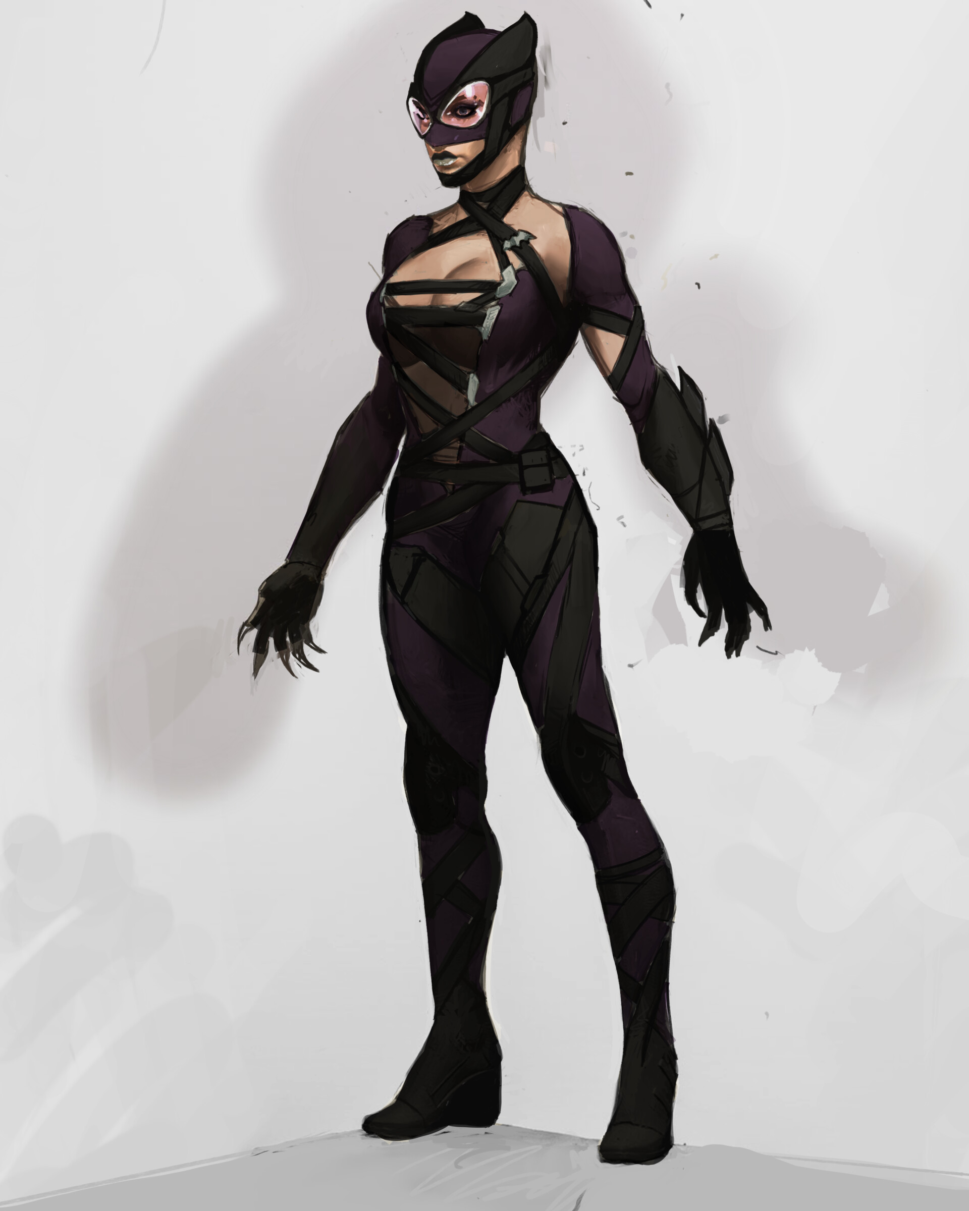 ArtStation - Nightmare Catwoman Concept