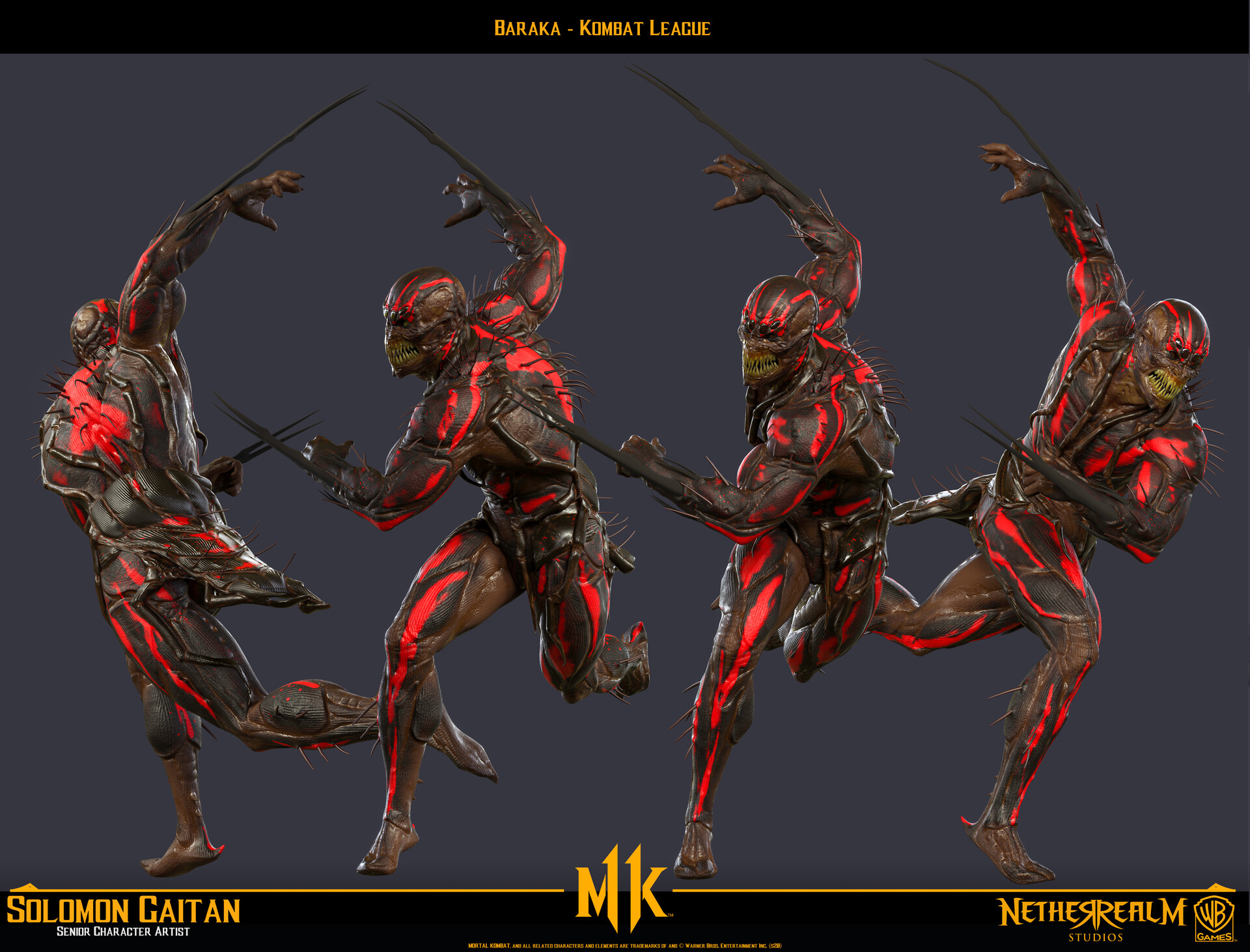 ArtStation - Baraka Mortal Kombat 11