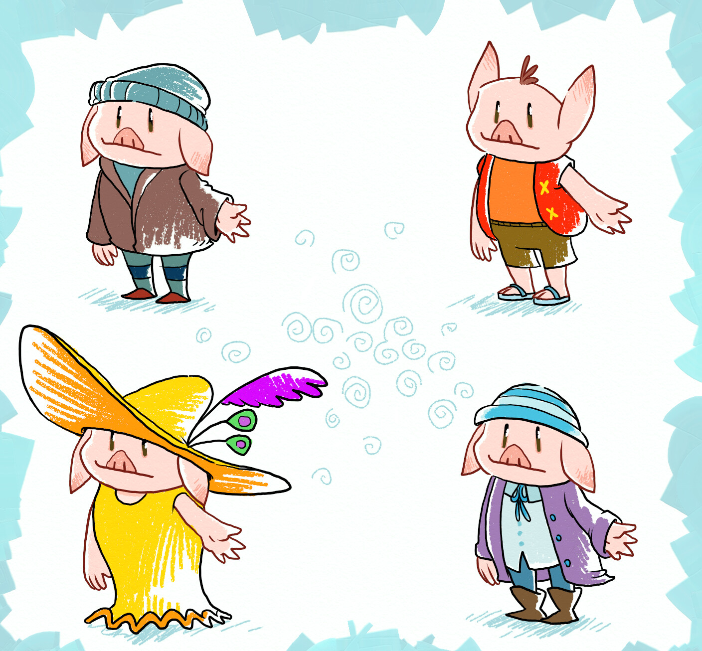 some alternate outfits