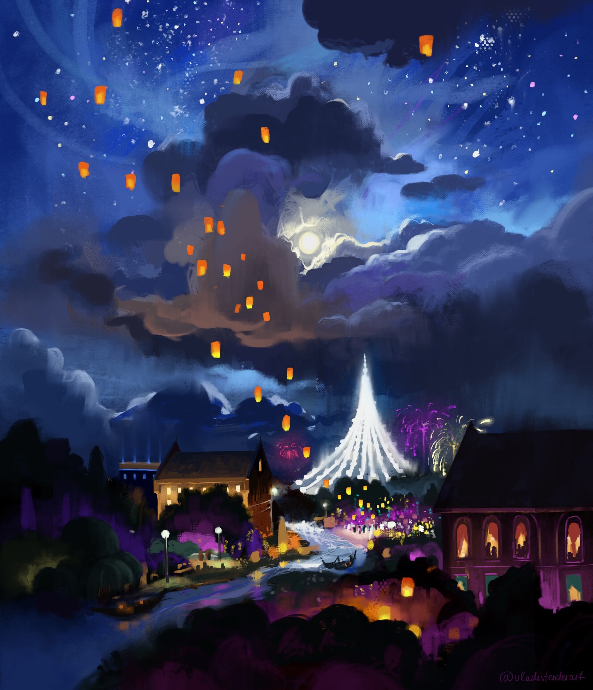 ArtStation The shortest night of the year