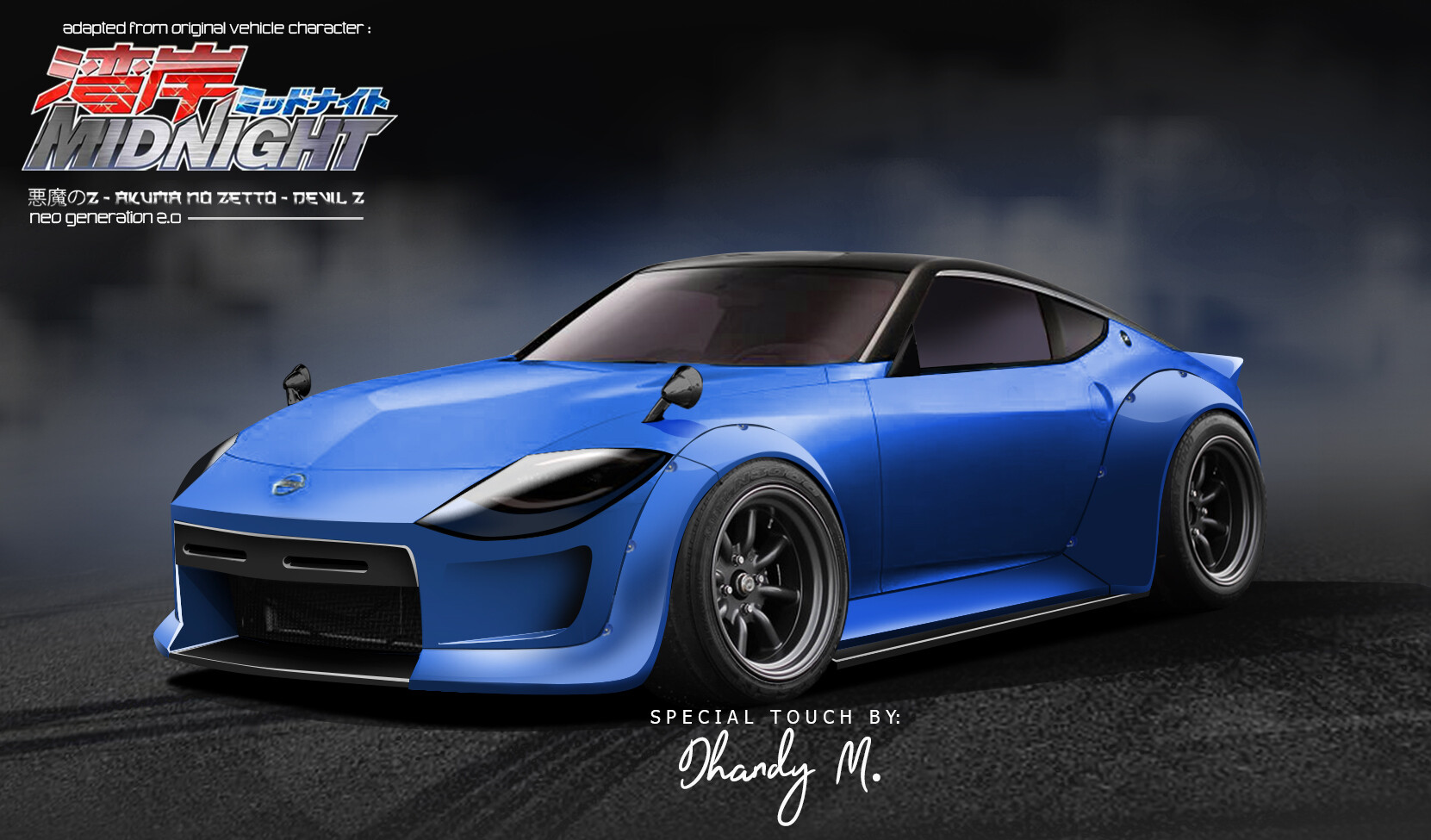 ArtStation - Nissan 400 Z Proto Akuma No Zetto Neo (DEVIL Z 2.0)