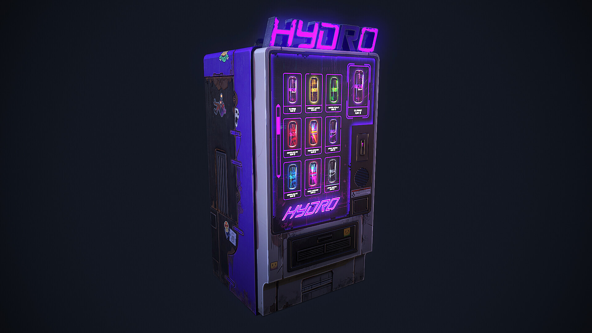 Cyberpunk Vending Machine Maximilian Lessle Vending M vrogue.co