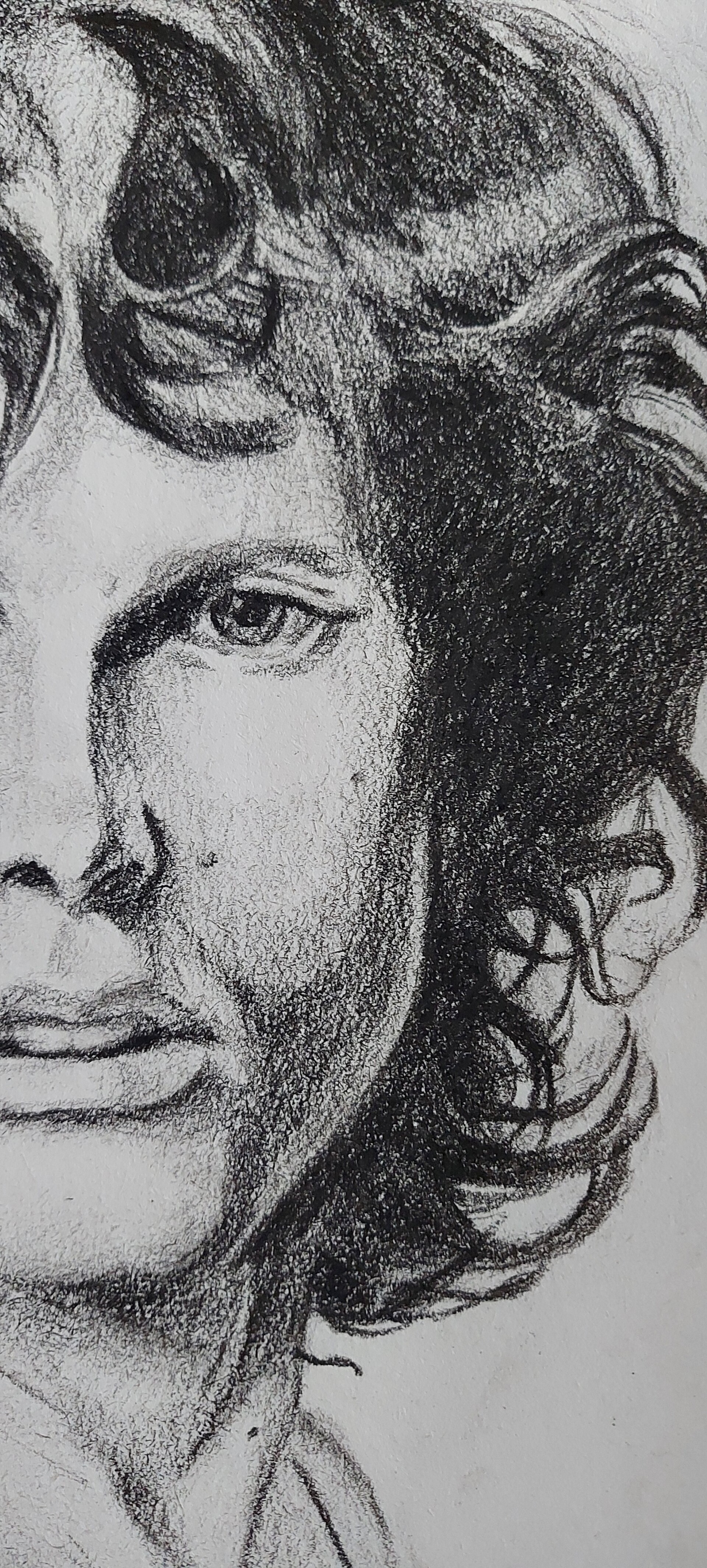 Jim Morrison The Doors rock star pencil drawing portrait  Jan Clifton  Watford
