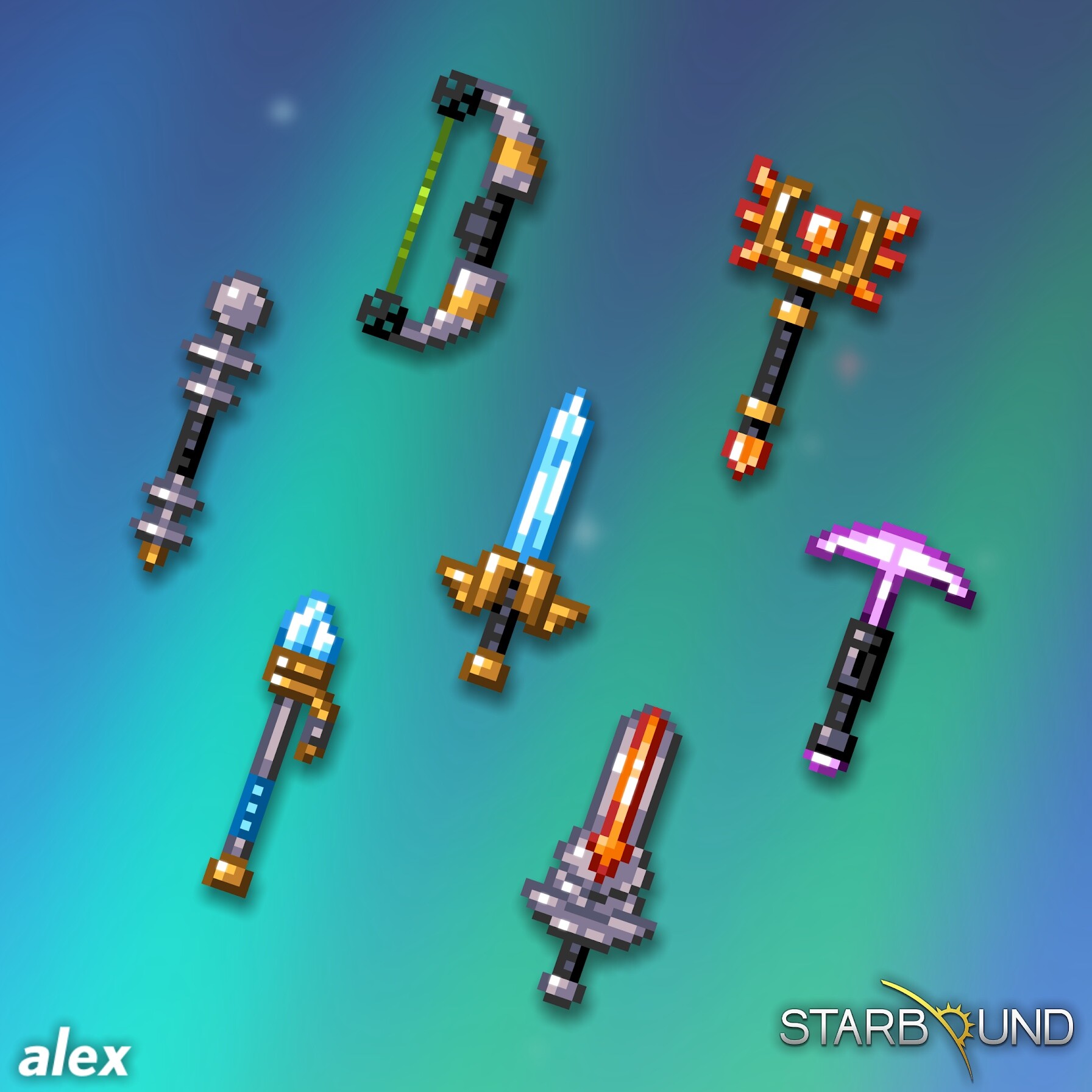 ArtStation Starbound Sword