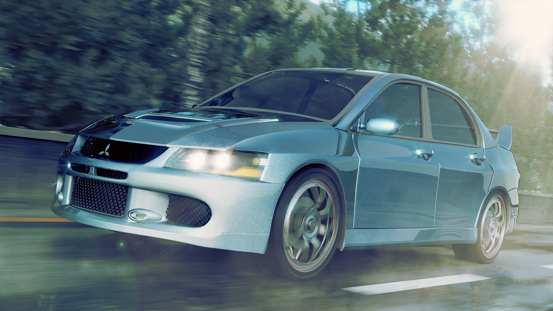 ArtStation - Test Drive : Lancer Evo 7