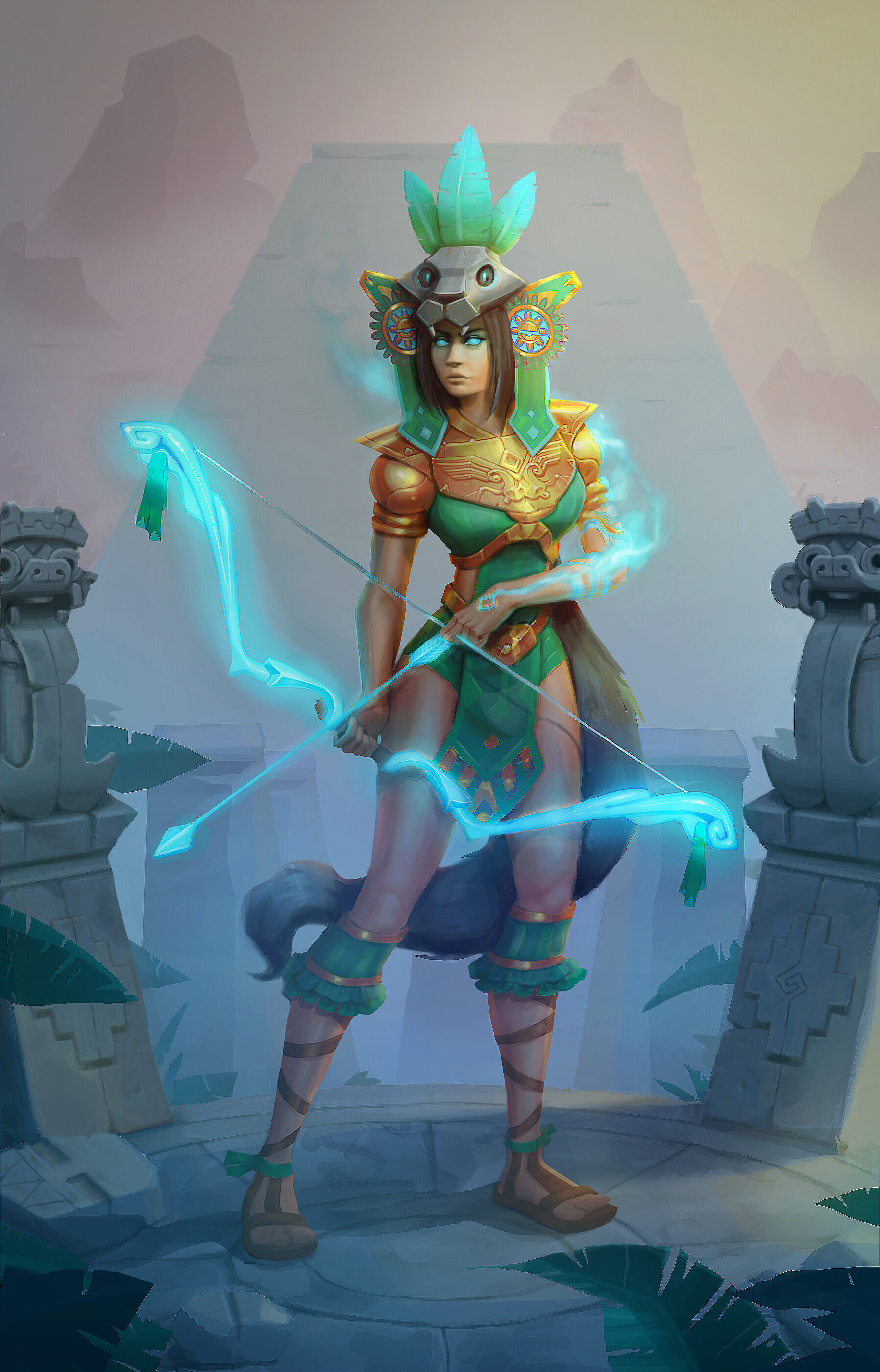 Simon Gander - Aztec Warrior Princess