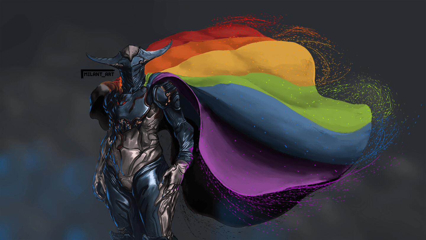 ArtStation Warframe, Loki pride