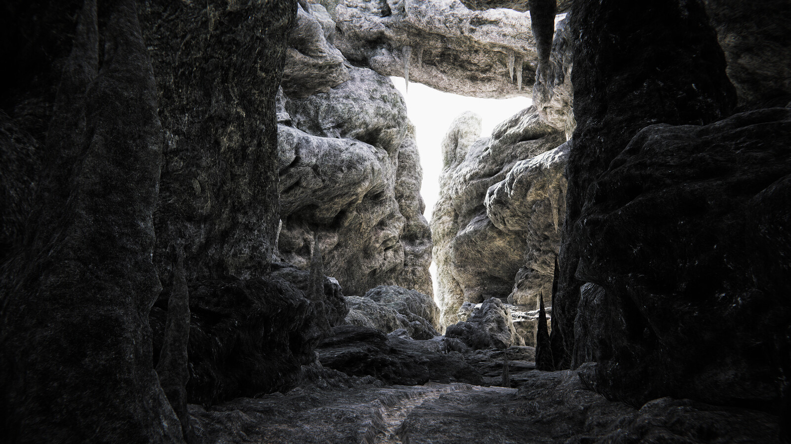 Dark Cave Environment - Unity