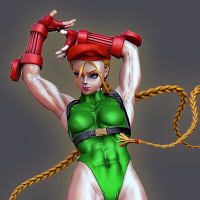 ArtStation - Cammy Street Fighter Lowpoly Rigged