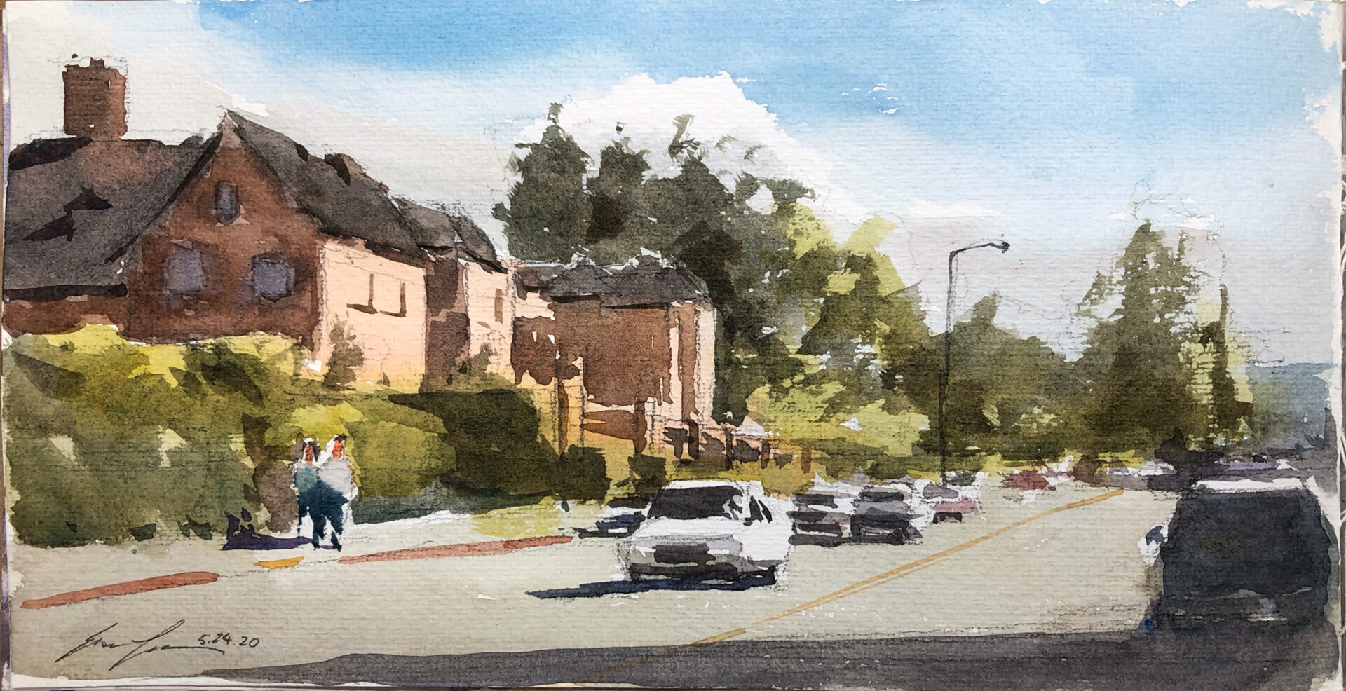 ArtStation Kirkland street sketch