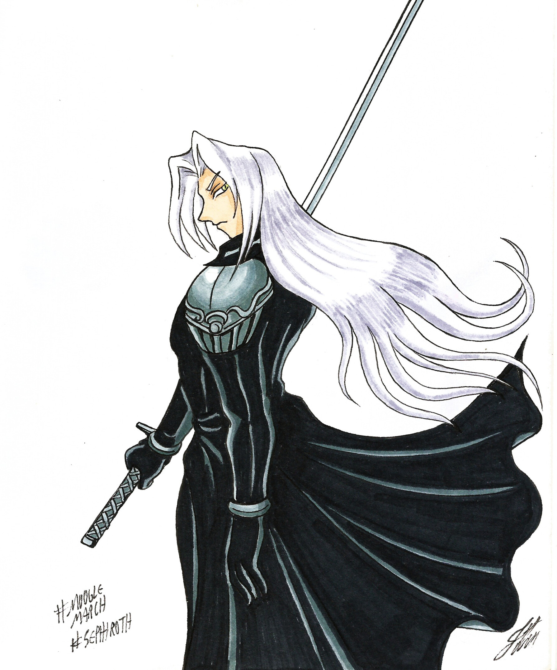 Artstation Sephiroth Final Fantasy 7 Jeffrey Haiduk