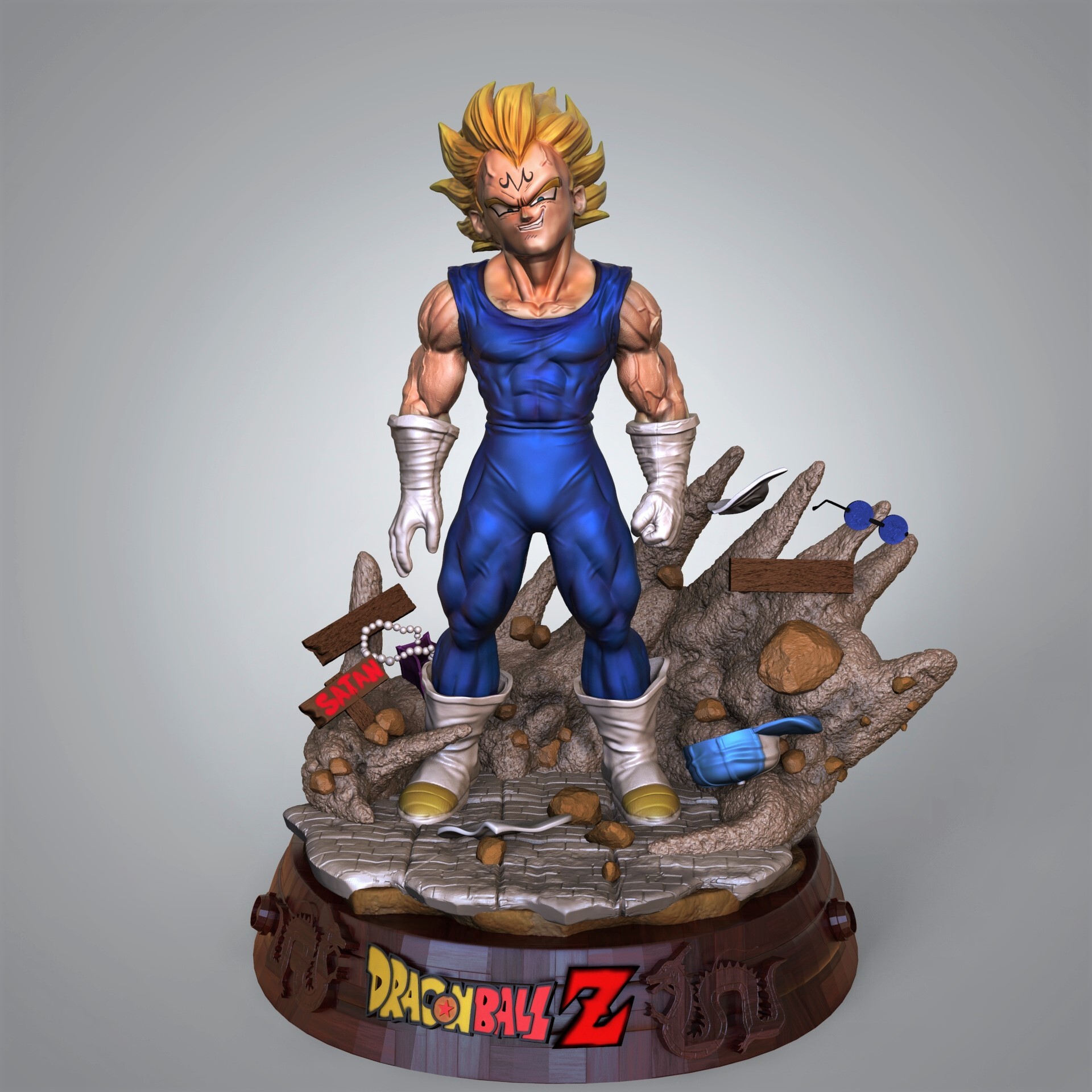 Vegita Mazin Over Drive ベジータ エフェクター Vegeta Mazin Over