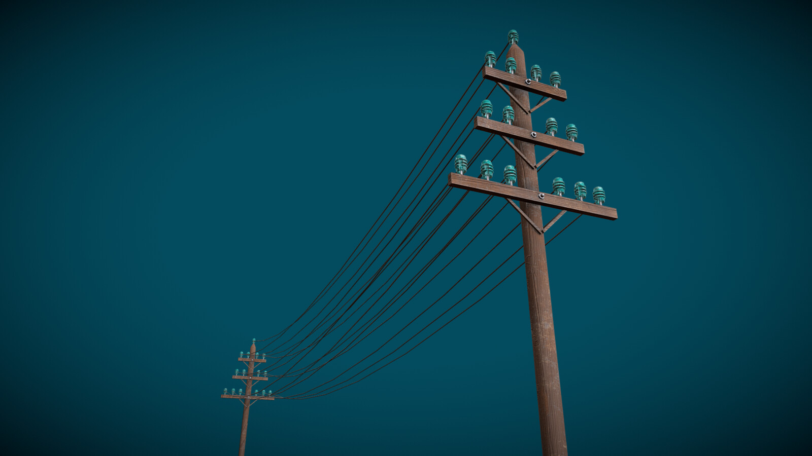 1880s Electric Pole