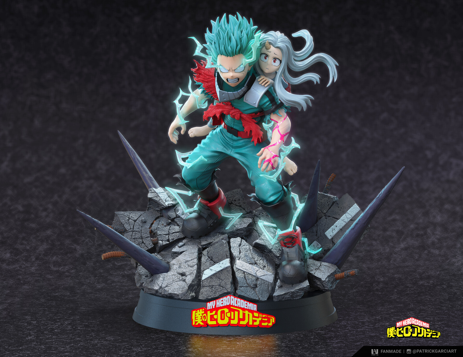 BNHA Midoriya and Eri Full Cowl 100 