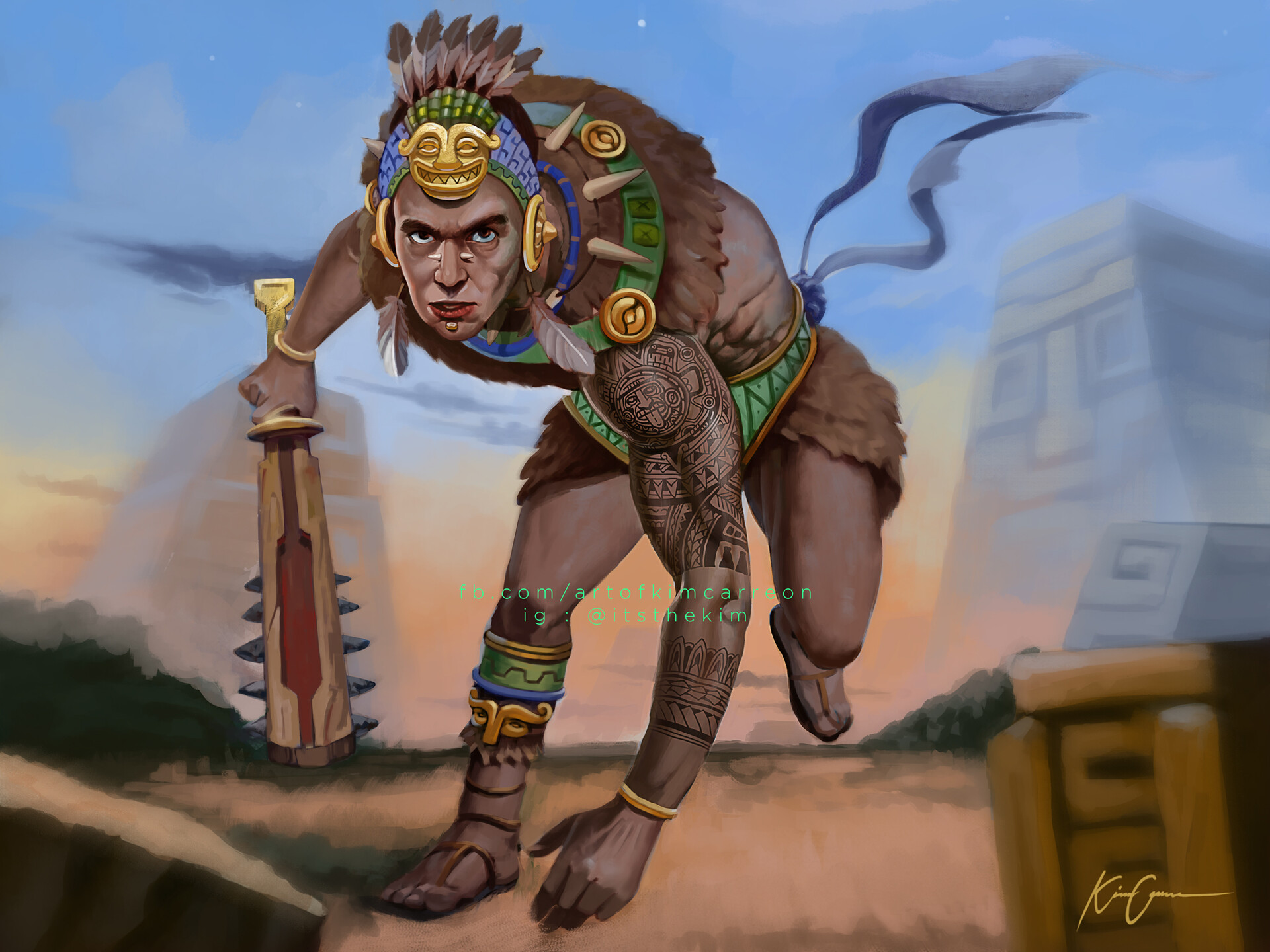 Aztec Warrior.