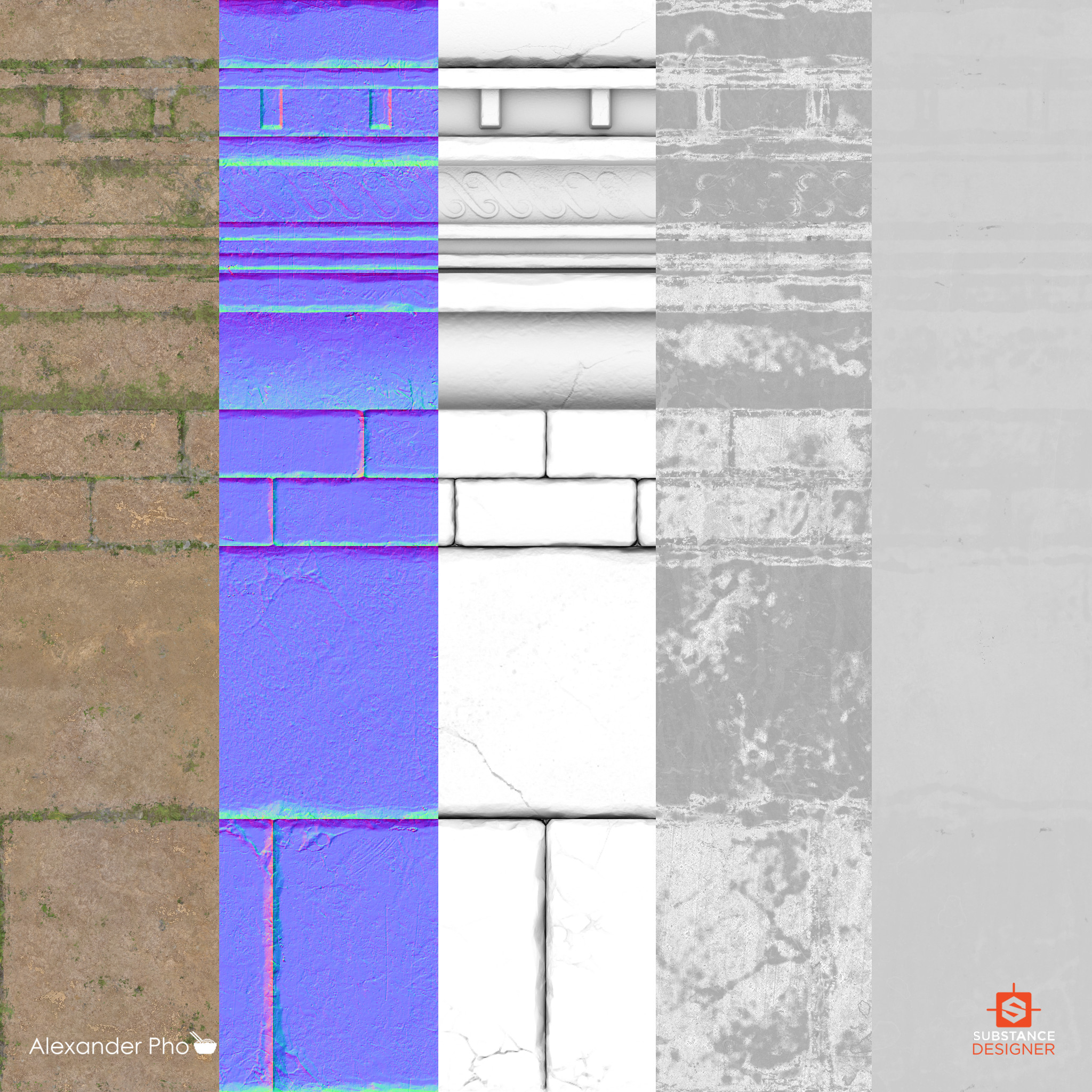 Pillar Trim sheet Breakdown