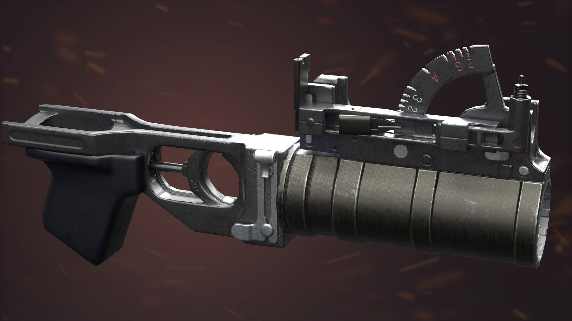 Artstation Gp 34 Underbarrel Grenade Laucher Game Ready Viet Nguyen