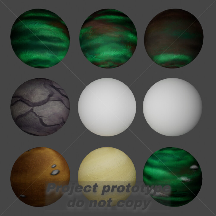 Hand painted textures set for the map