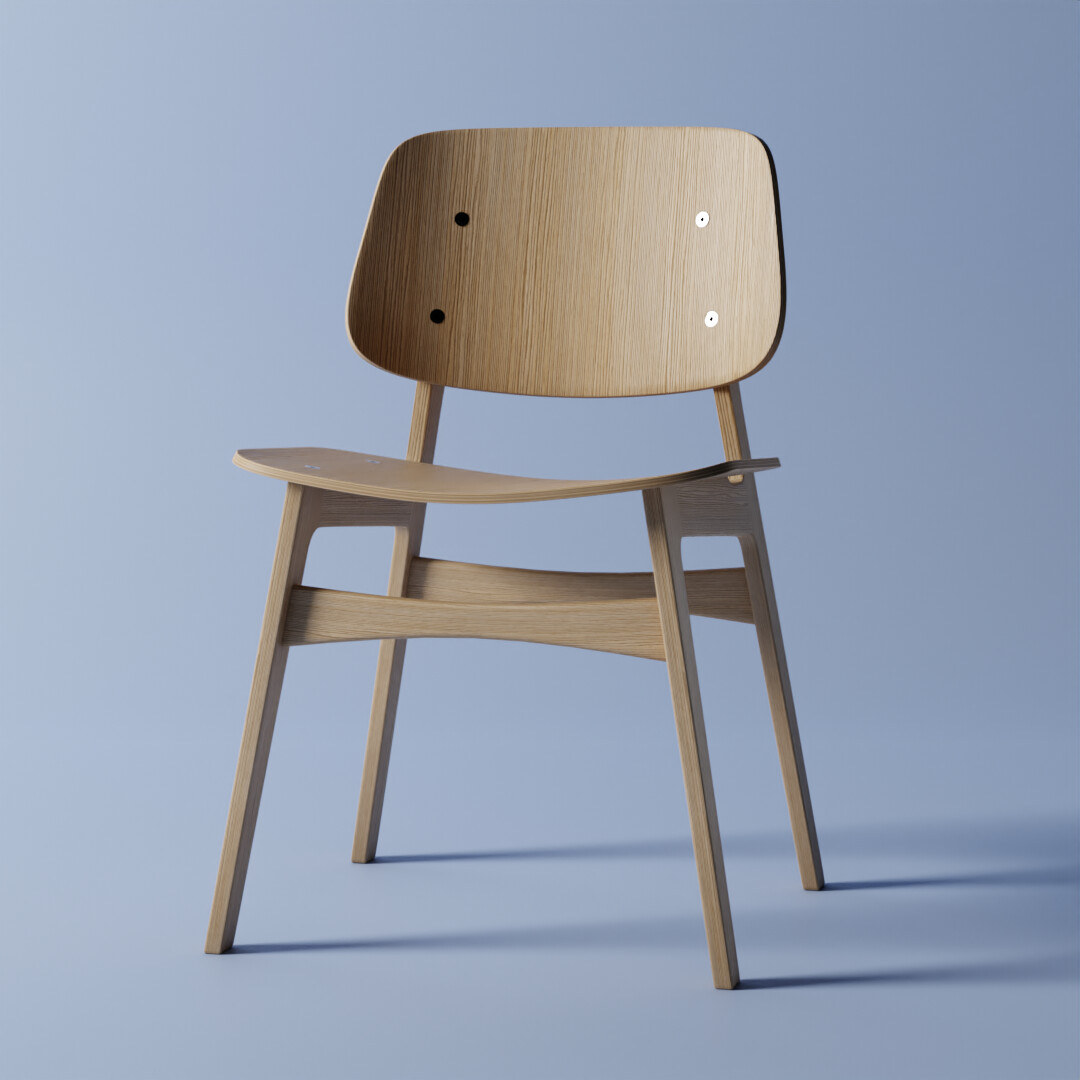 ArtStation - Soborg Chair 3D Model