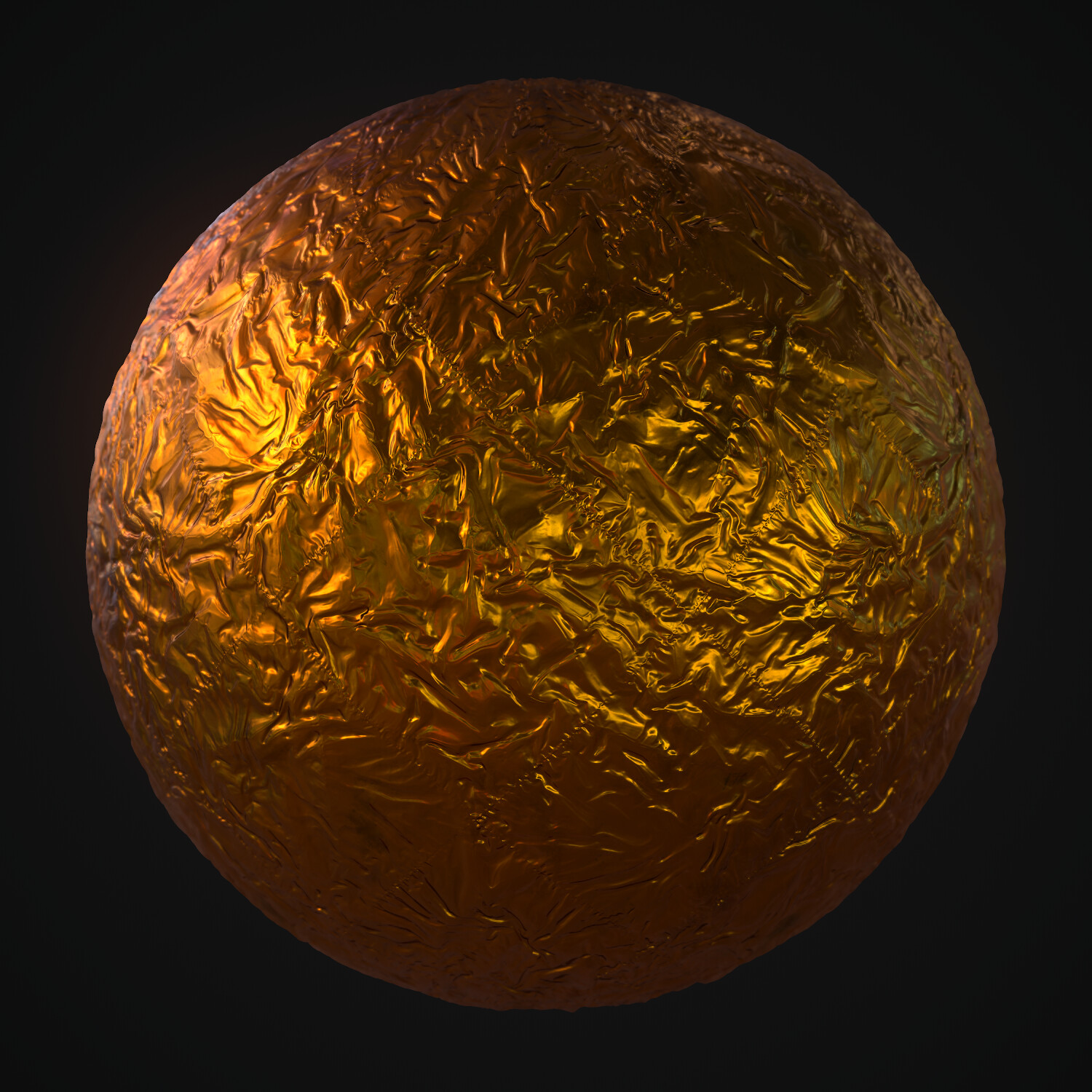 Andrew Bradbury Artstation Spacecraft Thermal Blanket Gold Mylar