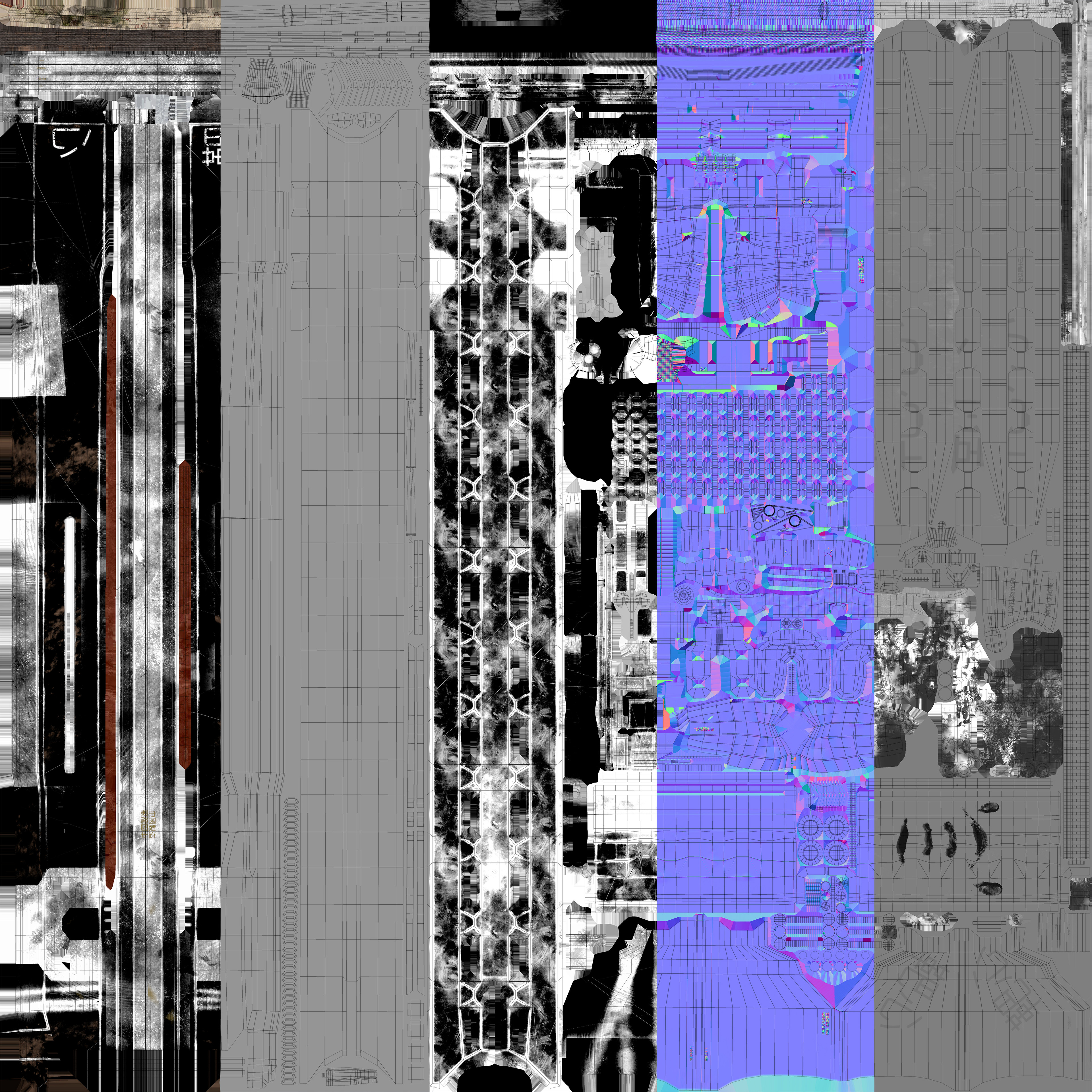 Texture Breakdown With UV's