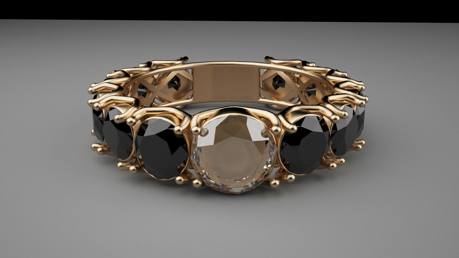 ArtStation - 3D Ring model, texture, render with 360 video