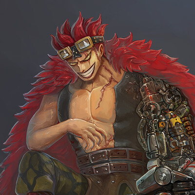 Artstation One Piece Eustass Captain Kid Artstation One Piece Eustass Captain Kid
