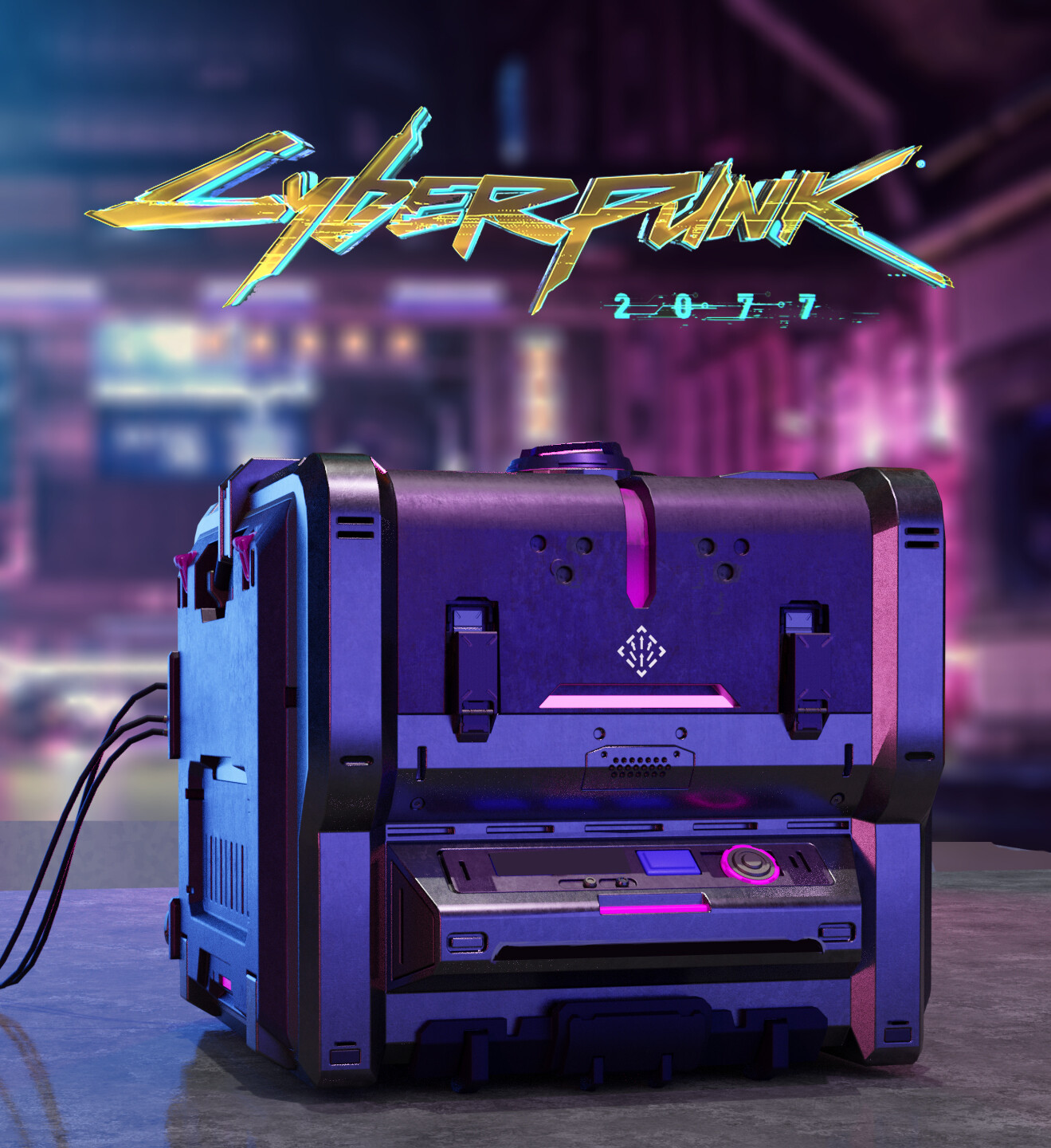 ArtStation - Cyberpunk Container