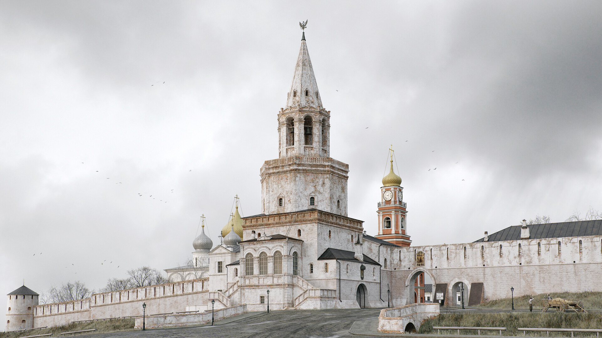 Двенадцать кремлей. Казанское ханство Казанский Кремль. Кремль Казань. Кремль в Казани 16 век. Казанский Кремль 1990.