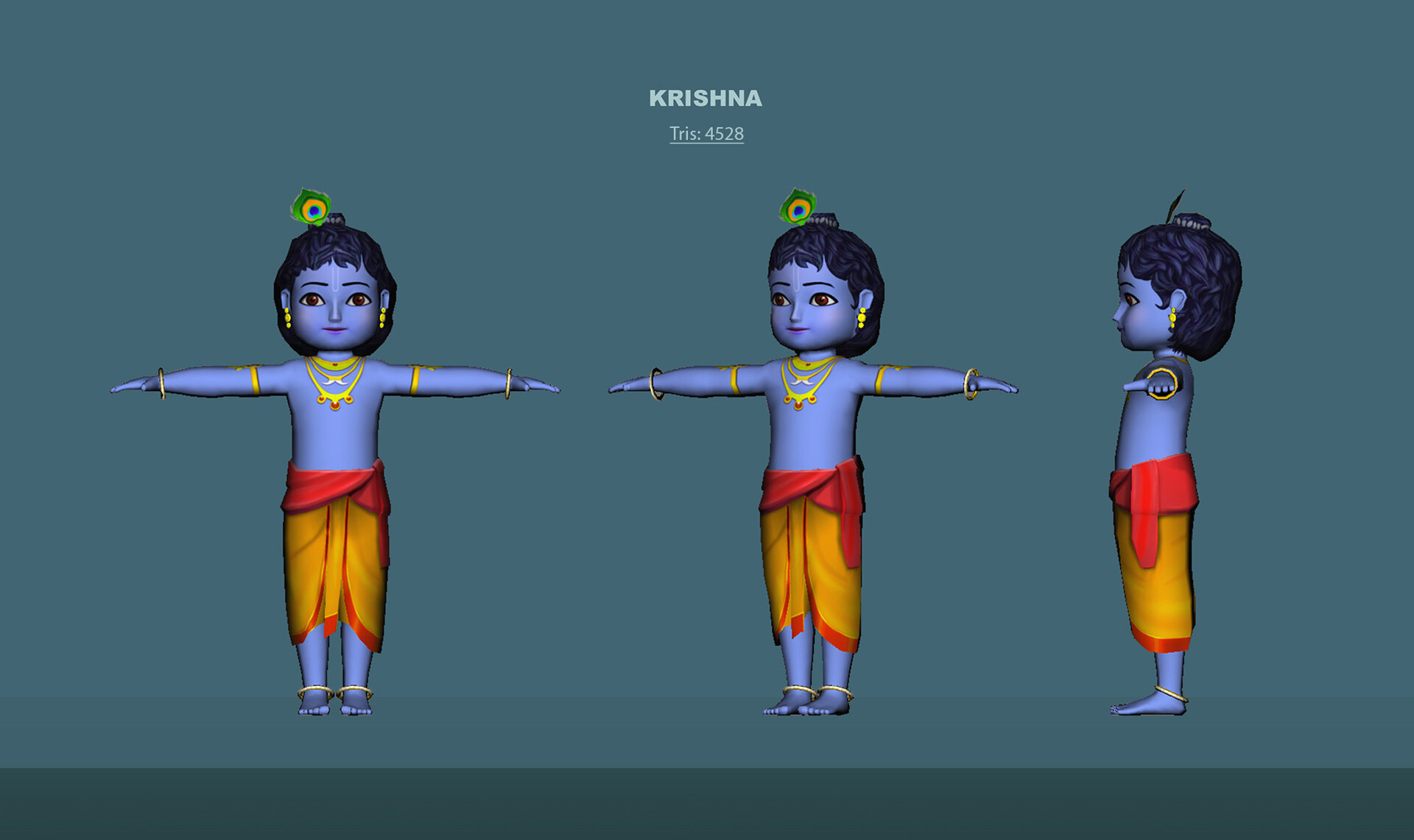 ArtStation - Little Krishna