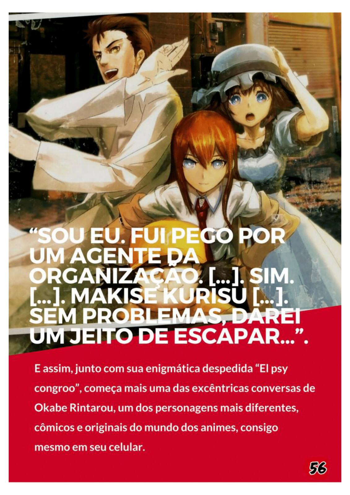 Nome » Kurisu Makise Anime » - Personagens fofos de Animes