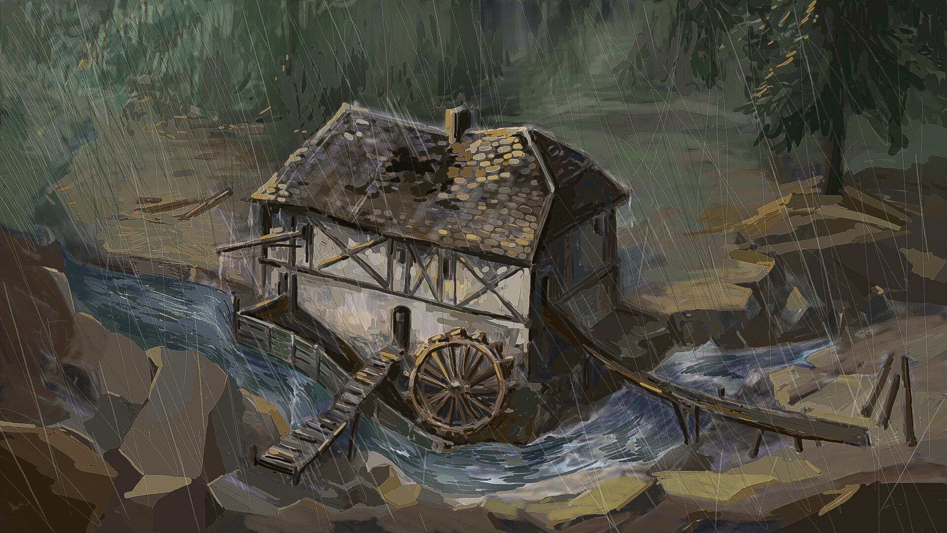 ArtStation - Мельница