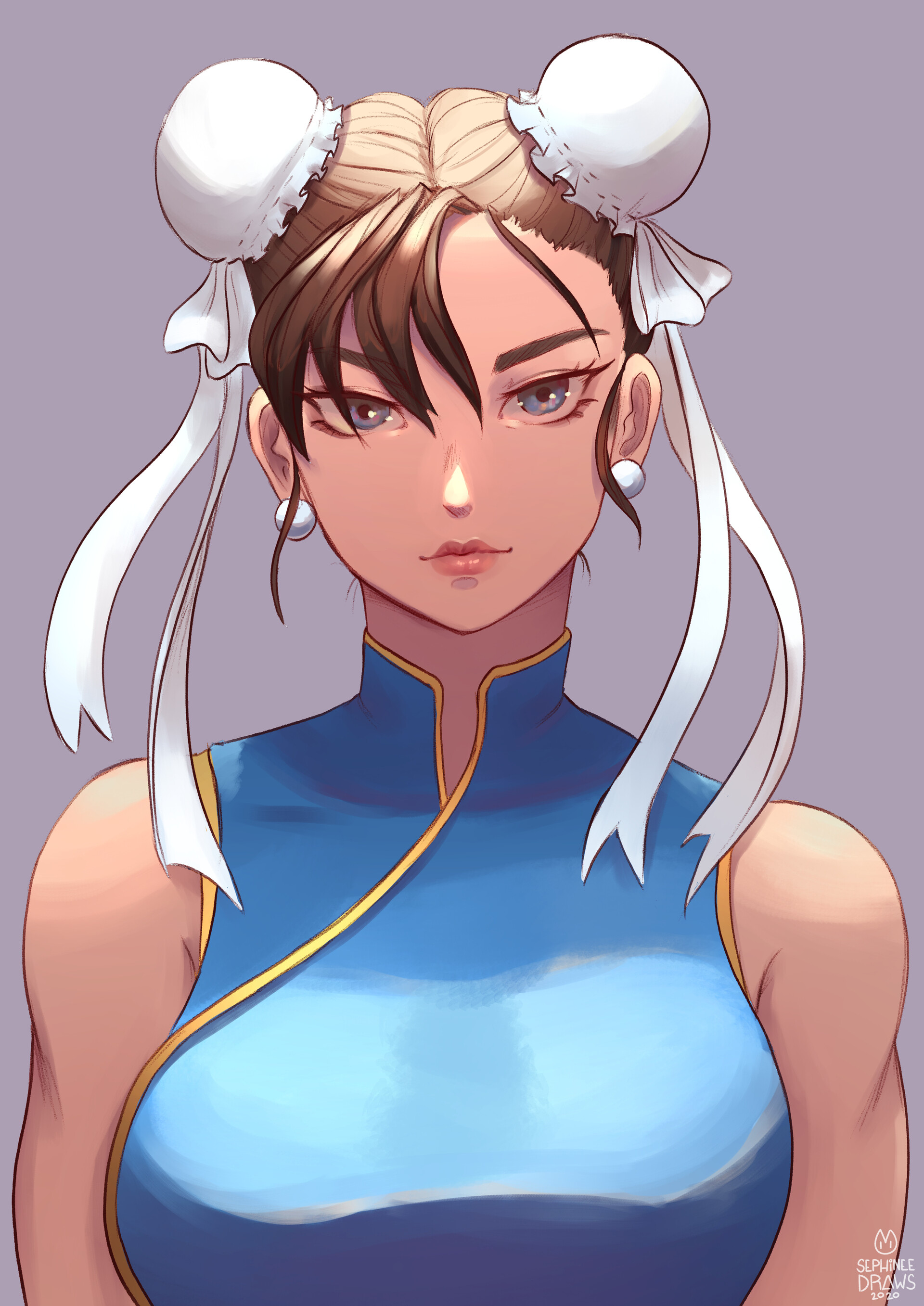 ArtStation - Chun Li Portrait