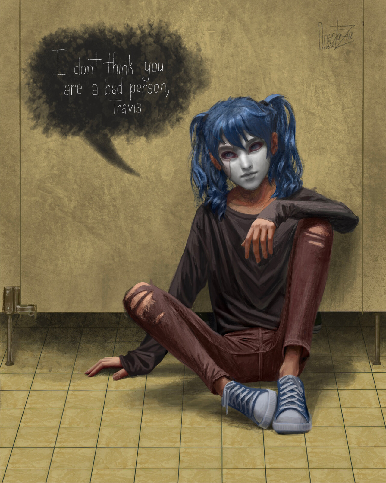 photo Pictures Of Sally Face artstation diptych sally face fan art