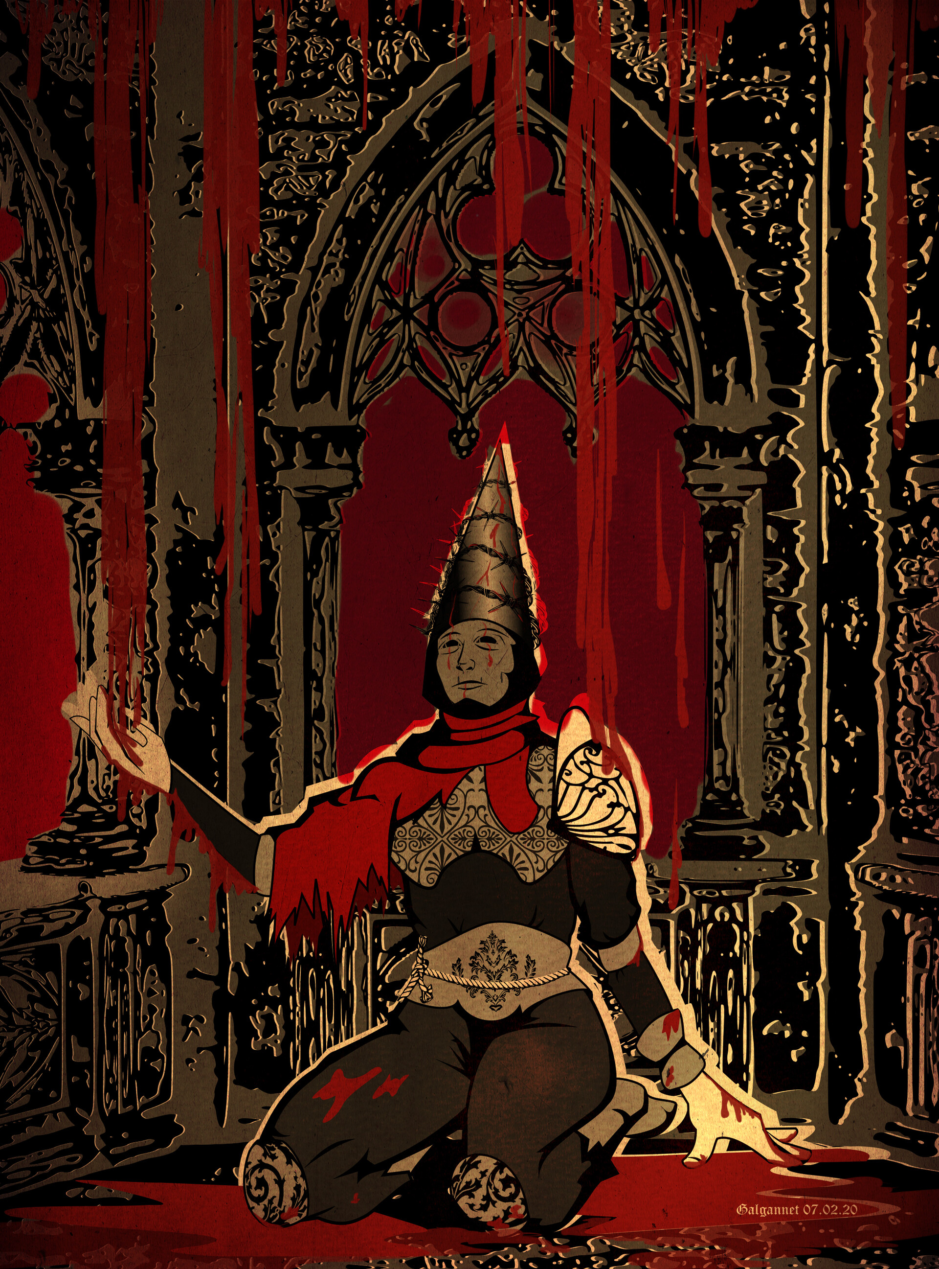 Картина с быком blasphemous