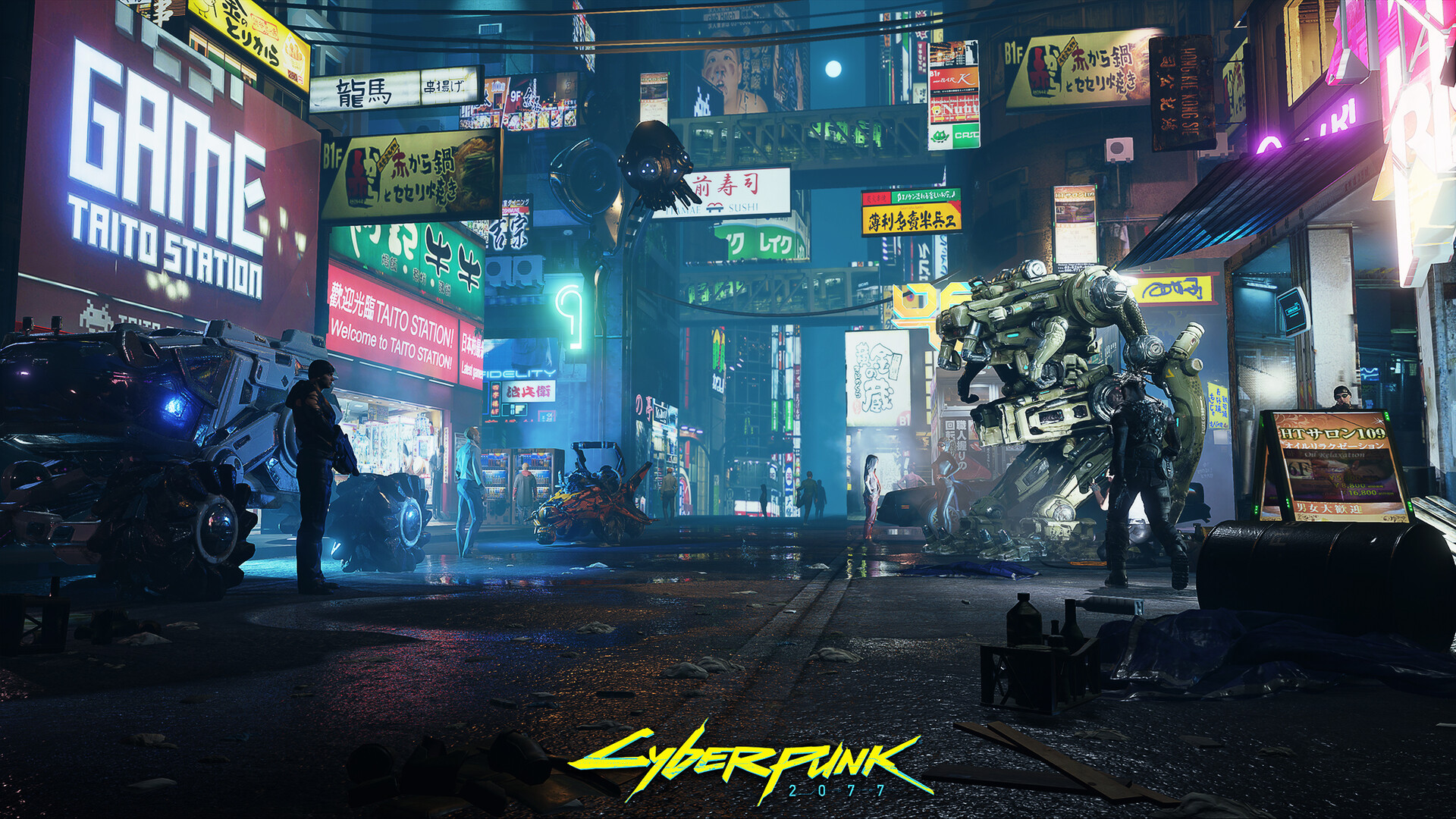 ArtStation - Waiting for Cyberpunk 2077 (Ждун,Homunculus