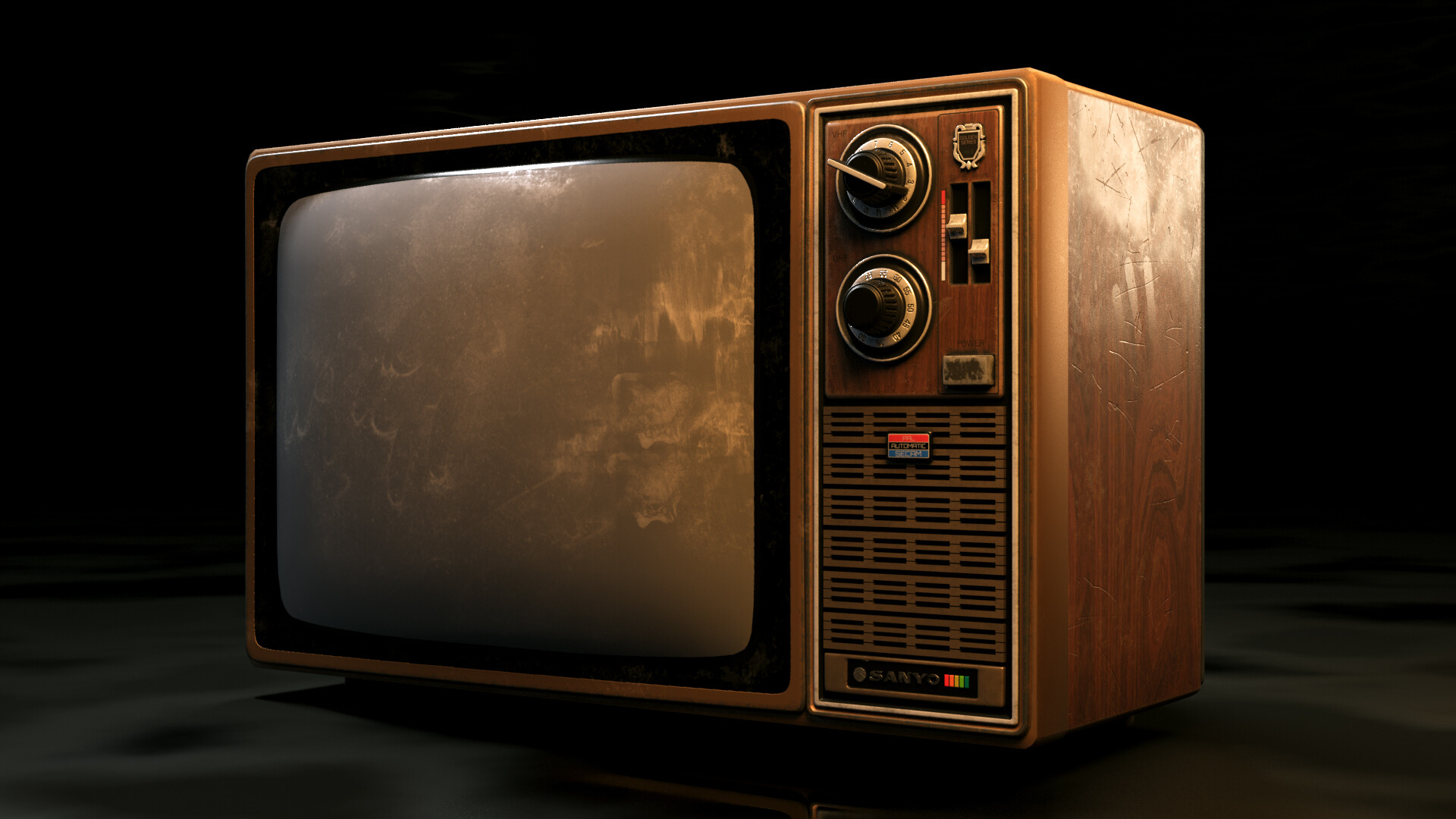 Payam Yekdel - Old Television 3D model