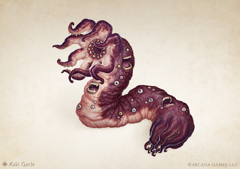 Gibbering arm