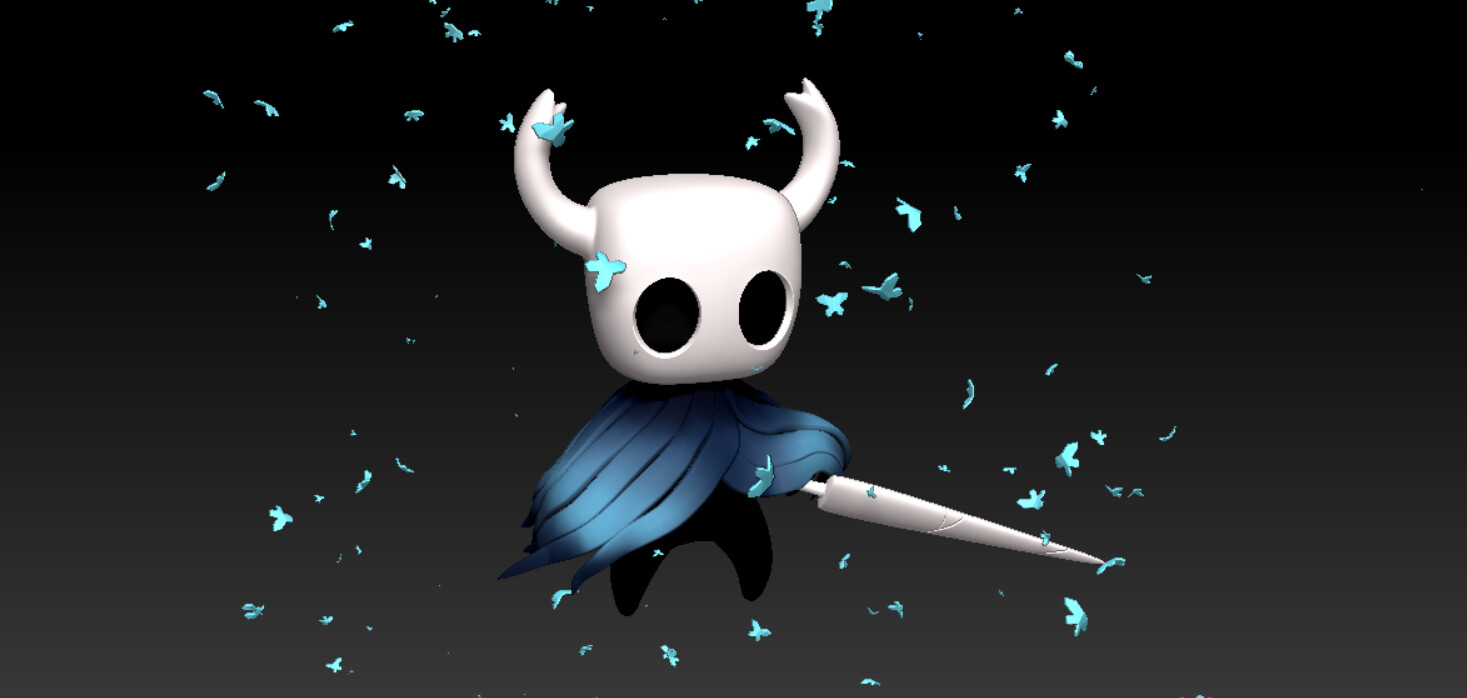 ArtStation - Hollow Knight 3D sculpt