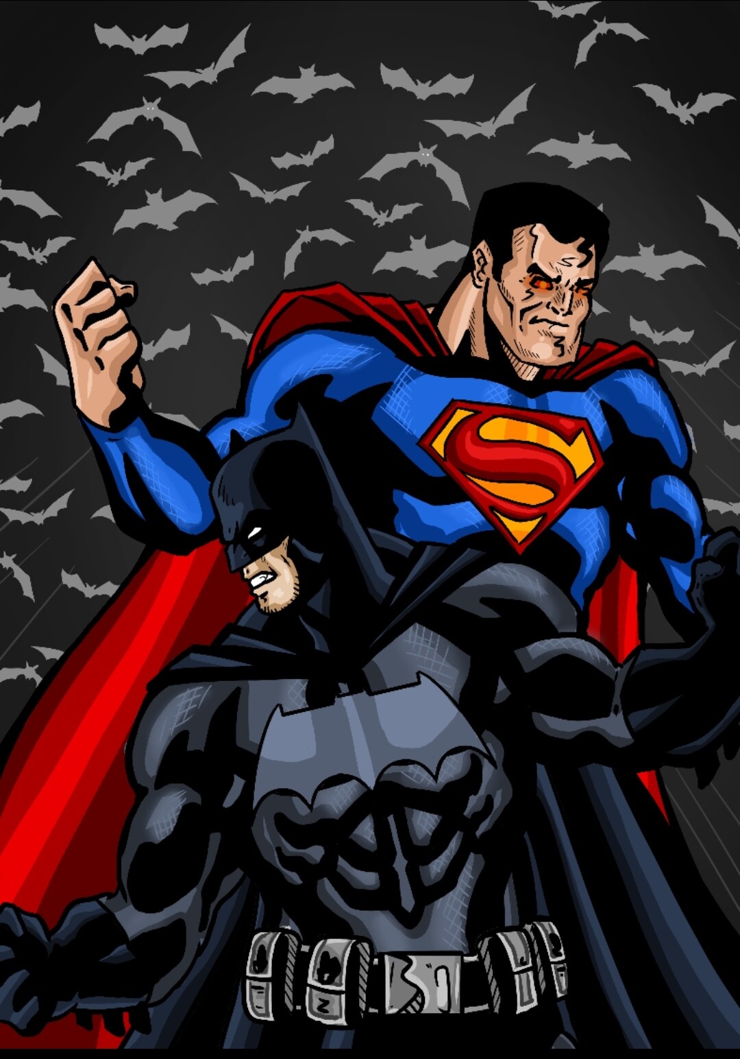 ArtStation - Superman & batman