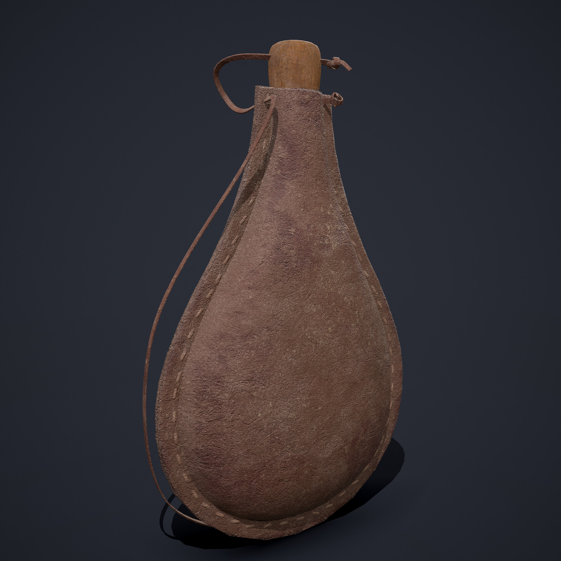 Leather sales water flask