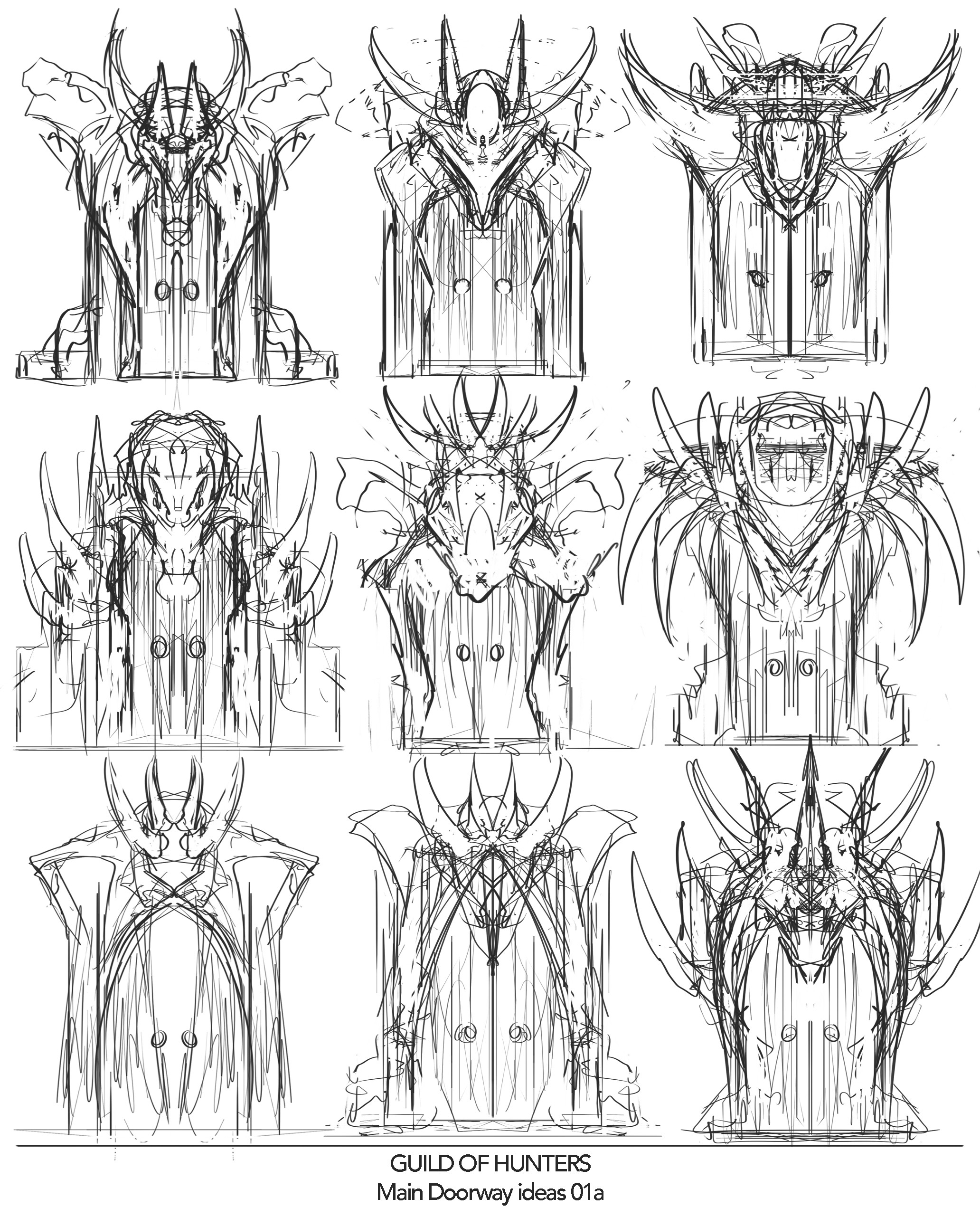 Jack Reeves Design Guild of Hunters Main Entrance