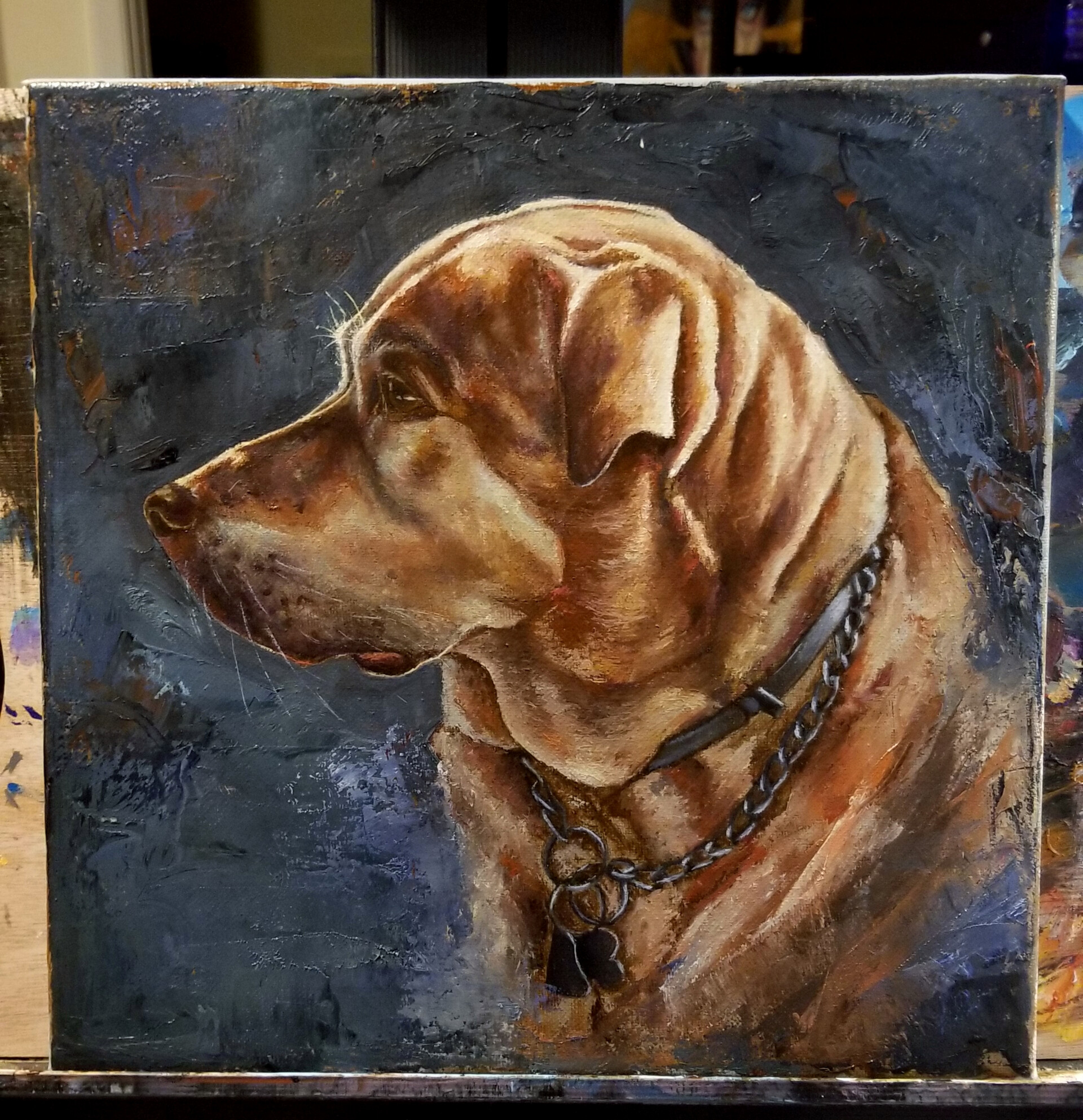 Painting of cheap my dog