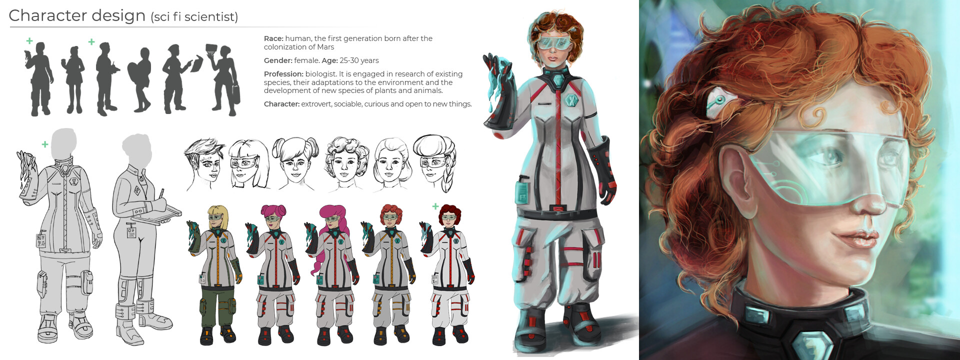 Svetlana Guseva - setting: scientist sci fi