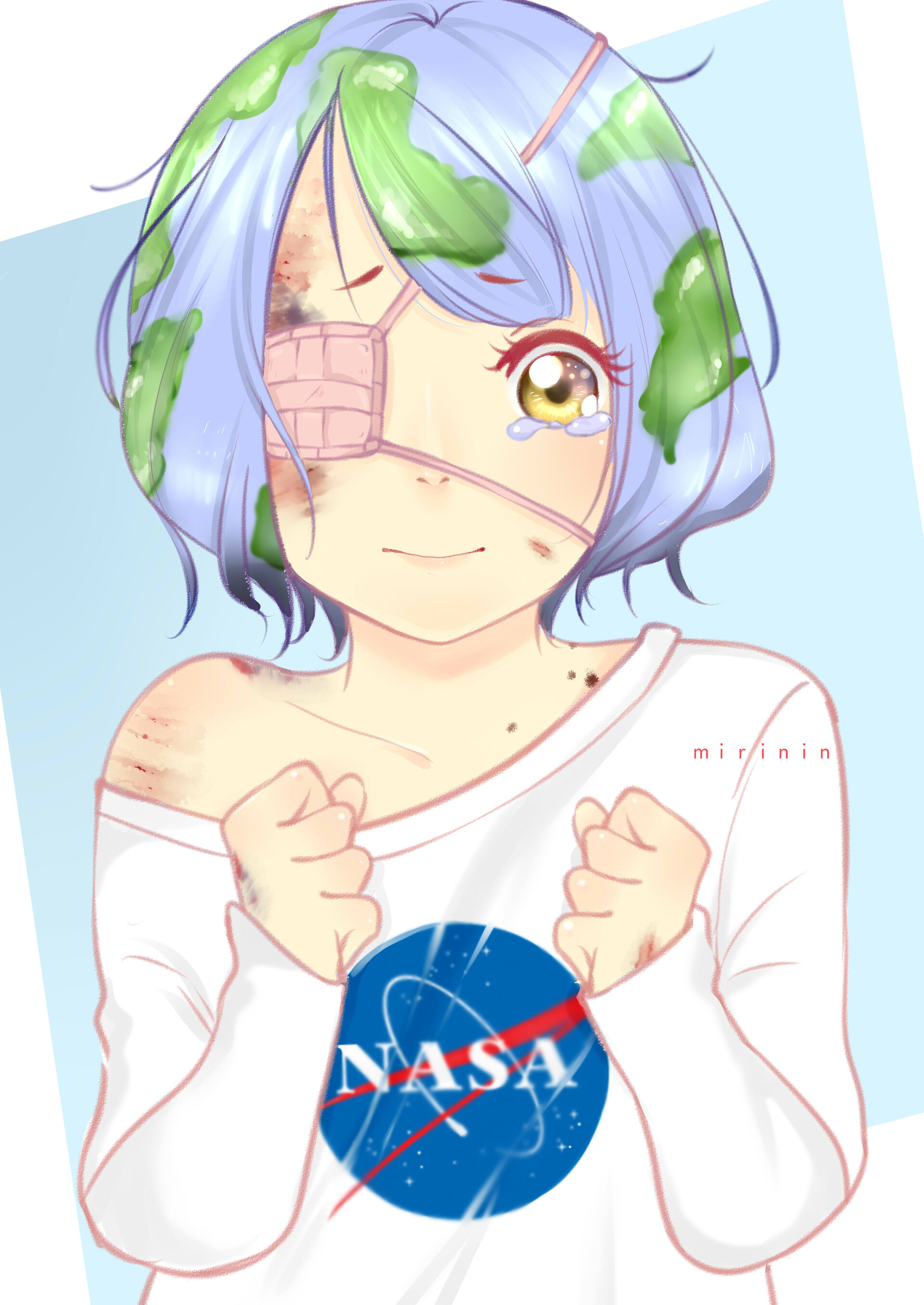 Sad EarthChan Wallpaper  Download to your mobile from PHONEKY