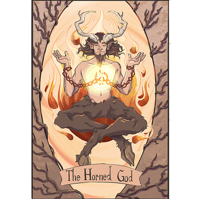 Lotte schonis the horned godkaart