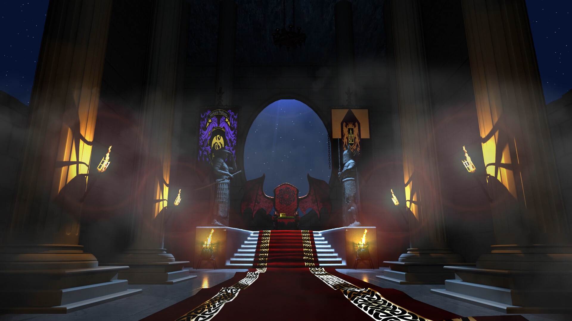 ArtStation - The Dragon Lords Throne Room