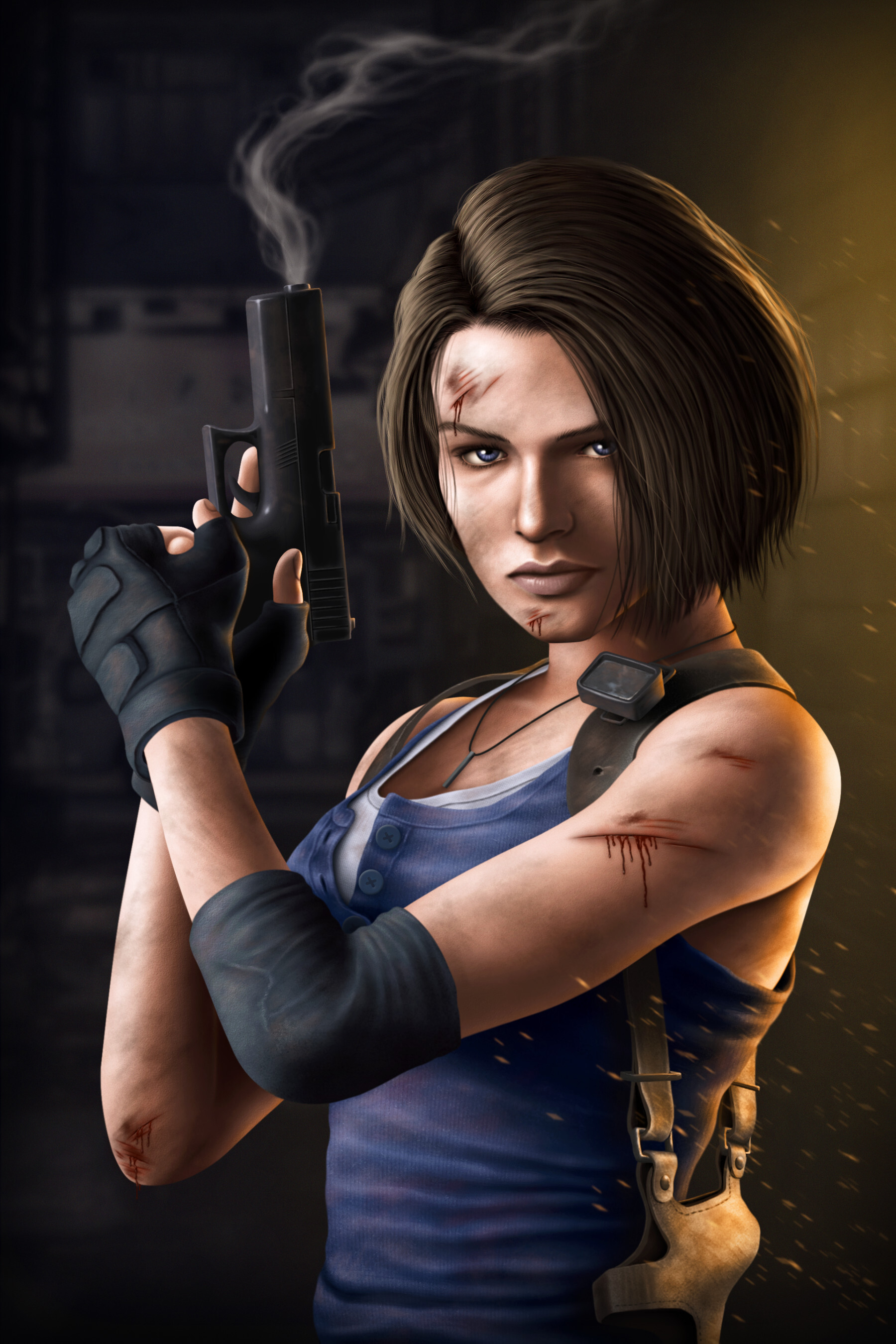 Jill Valentine Resident Evil 3 ART PRINT 